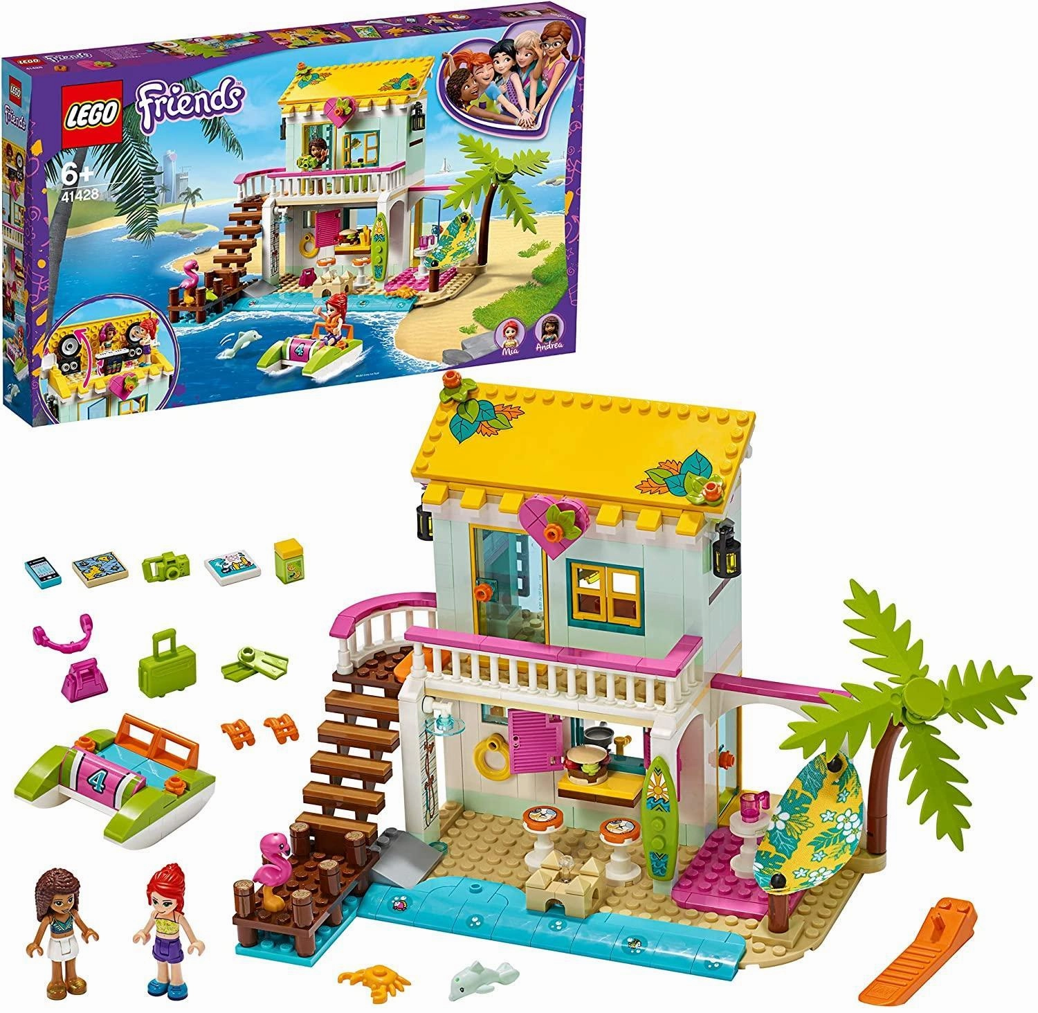 LEGO FRIENDS 41428 Beach House Mini Dolls House Playset Bohemian style