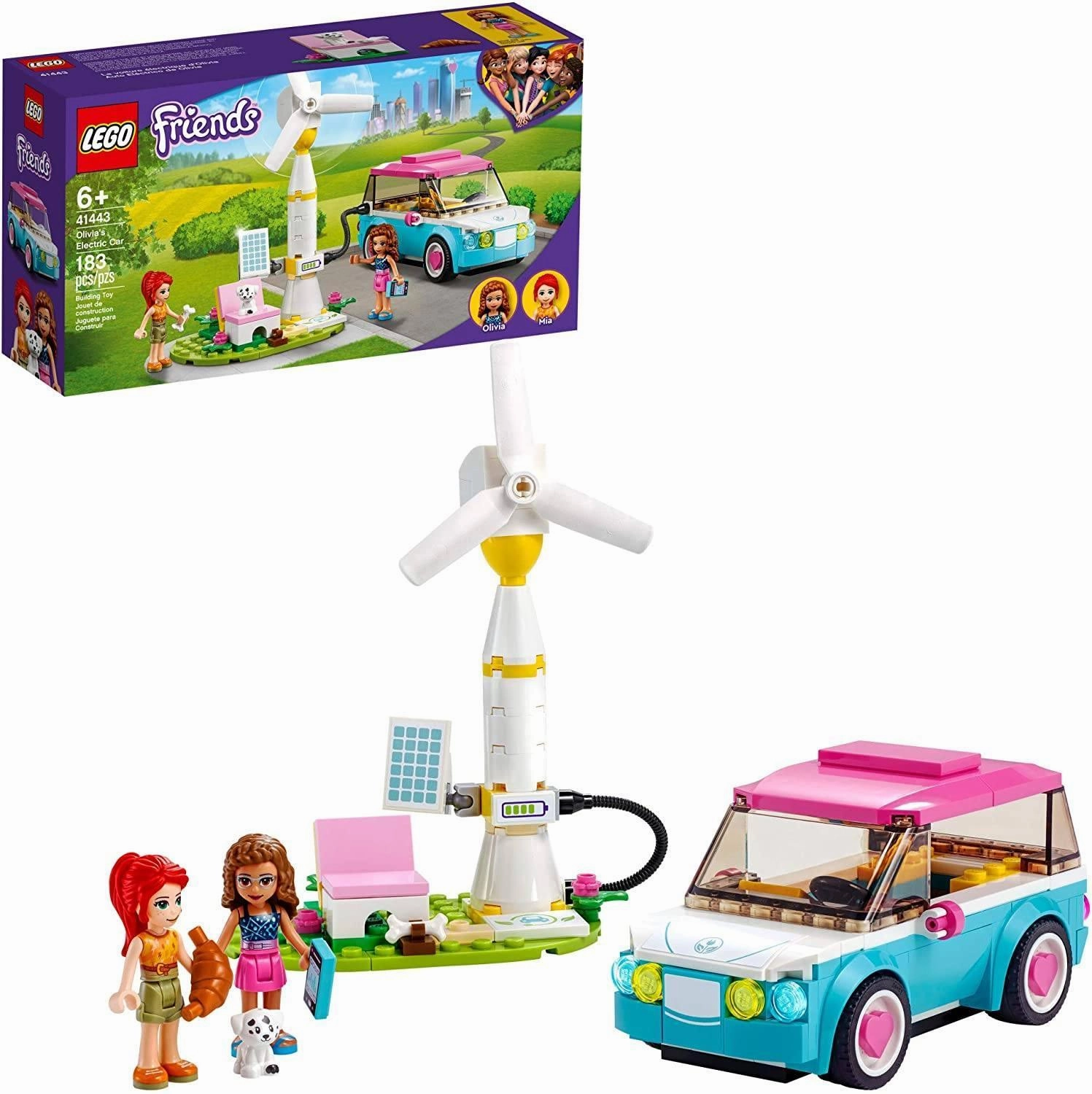 LEGO FRIENDS 41443 Olivia's Electric Car Cultural Icon Game Adaptation