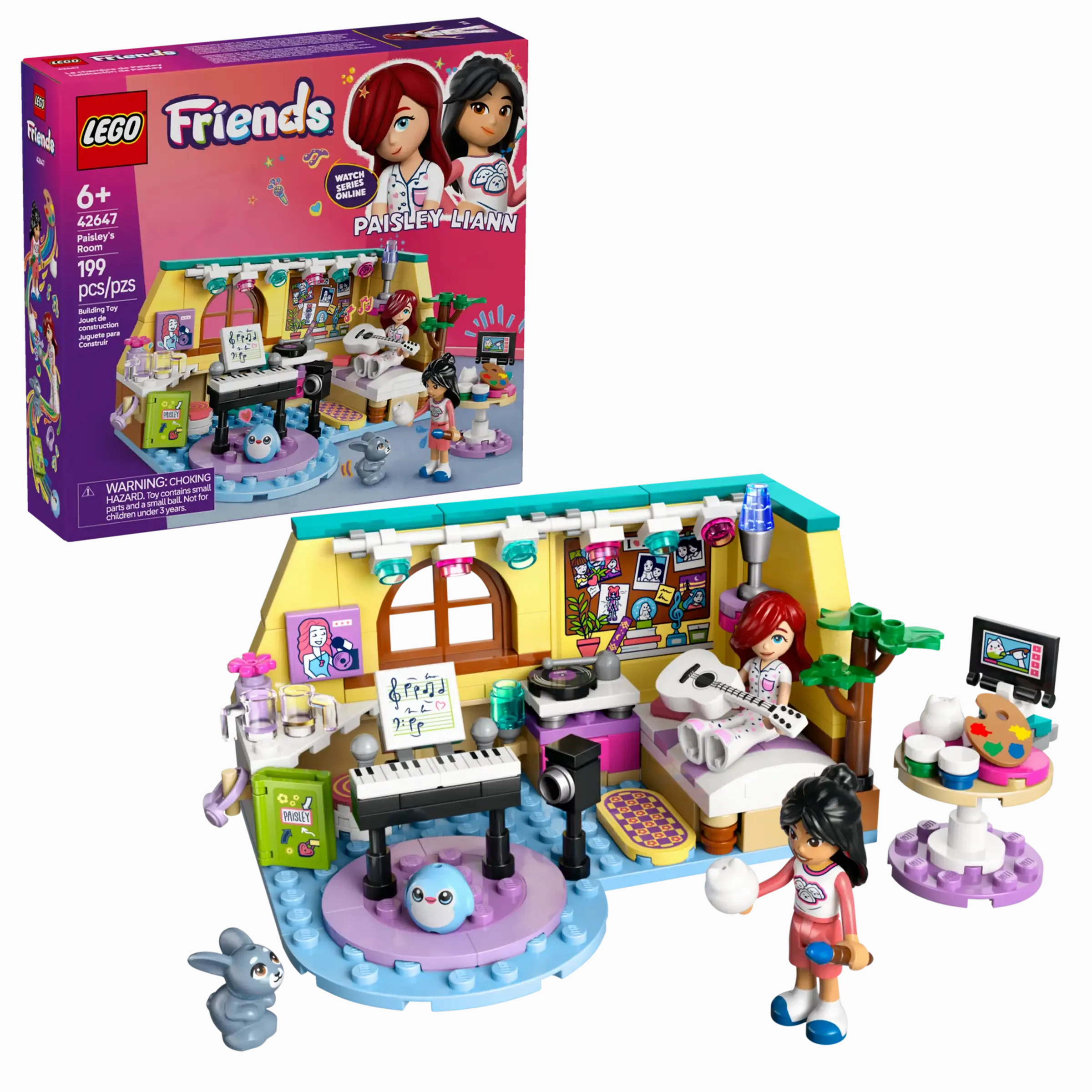 LEGO FRIENDS 42647 Paisley's Room Display Base Wild Animal