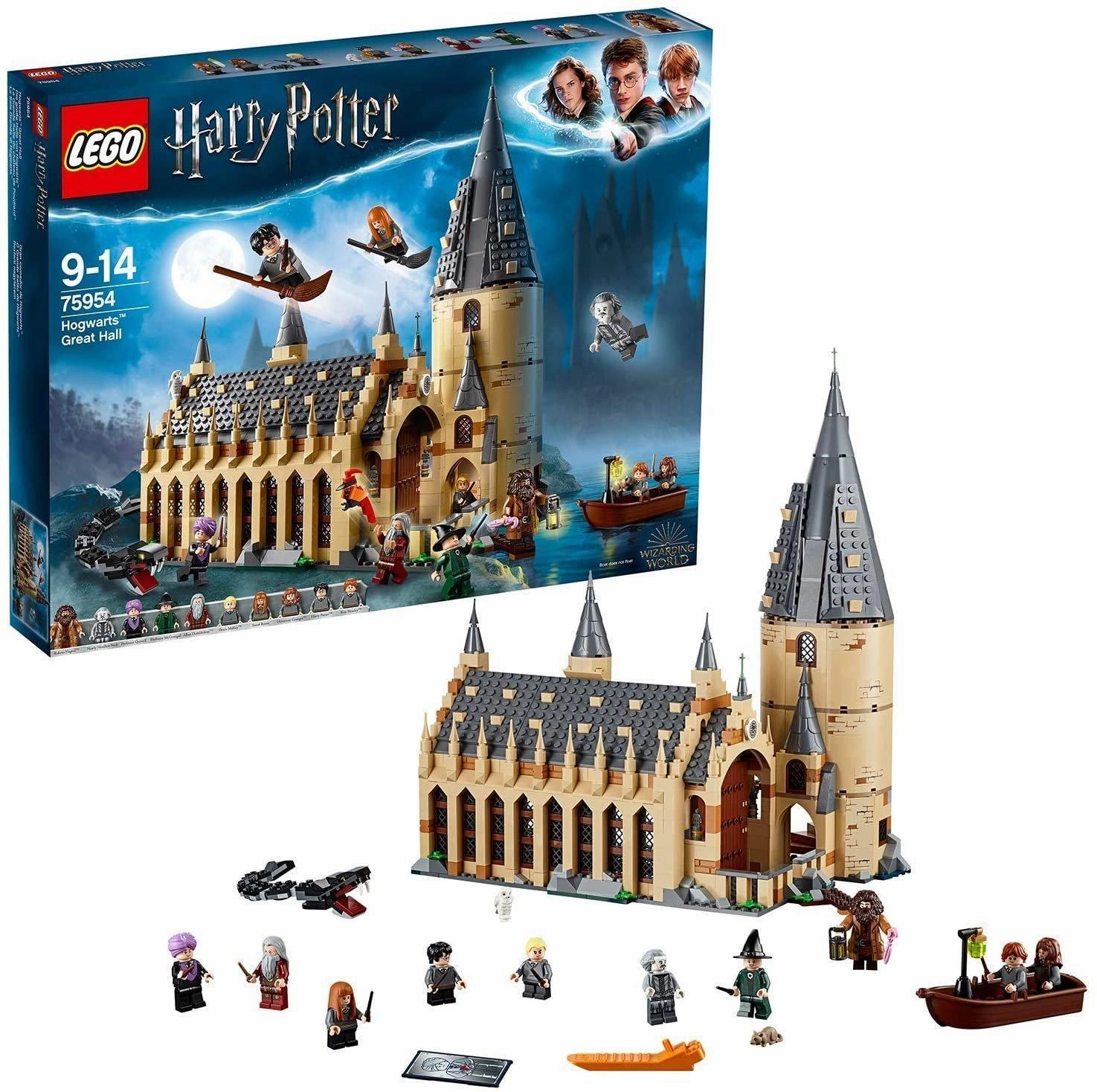 LEGO HARRY POTTER 75954 Hogwarts Great Hall Castle Amphibian Statue Classic Toy