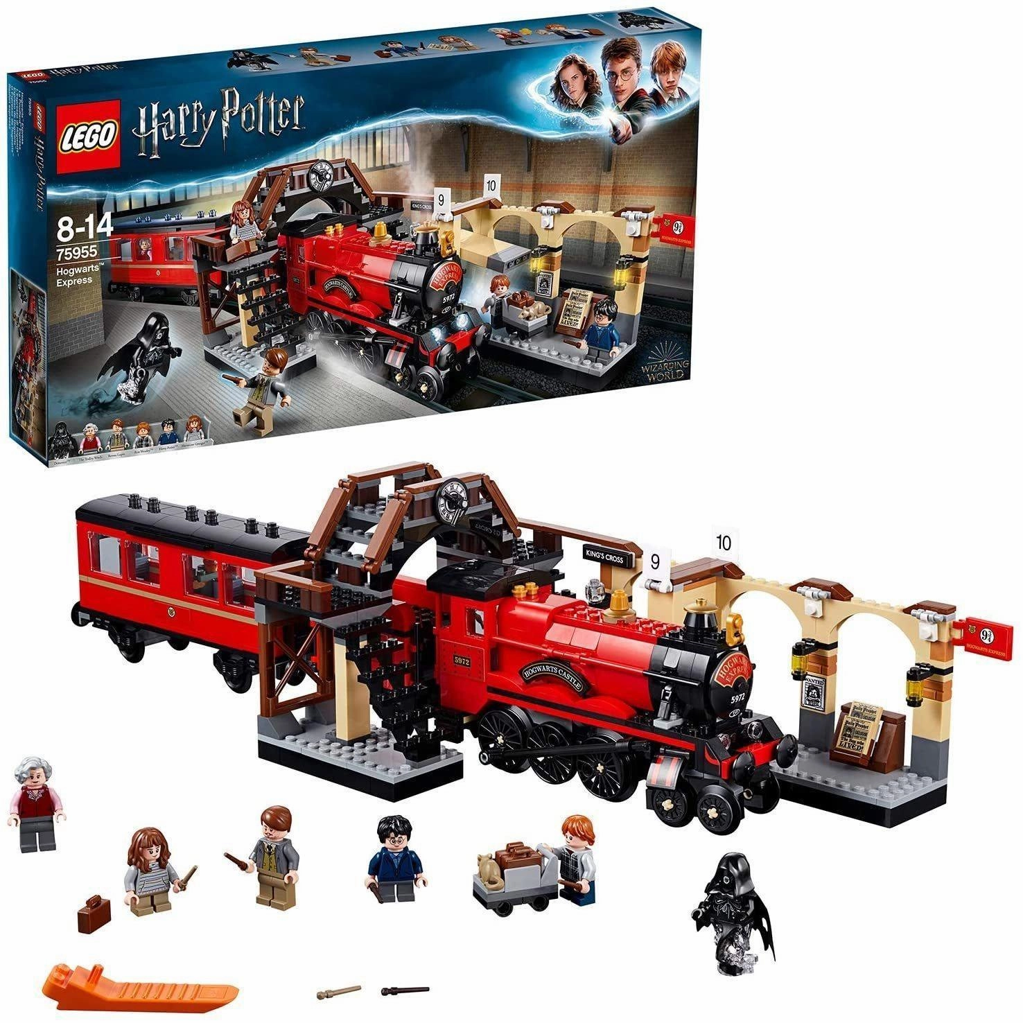 Kitchen Decor Superhero Hero LEGO HARRY POTTER 75955 Hogwarts Express Train Toy, Wizarding World Fan Gift, Building Sets for Kids