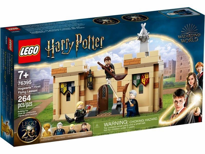 Glow In Dark LEGO HARRY POTTER 76395 Hogwarts First Flying Lesson Playset