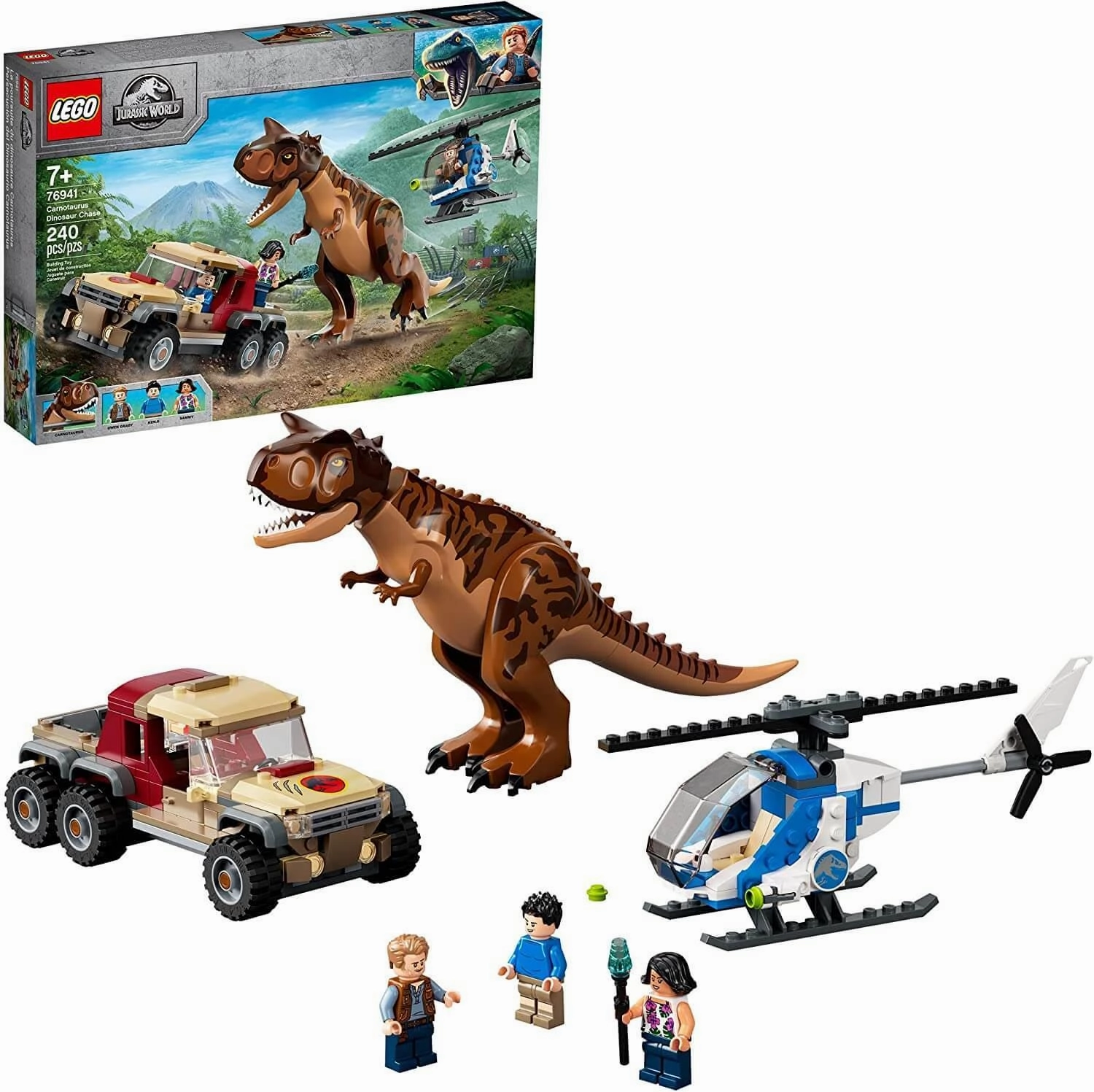 Worldwide Delivery LEGO JURASSIC WORLD 76941 Carnotaurus Dinosaur Chase Building Kit