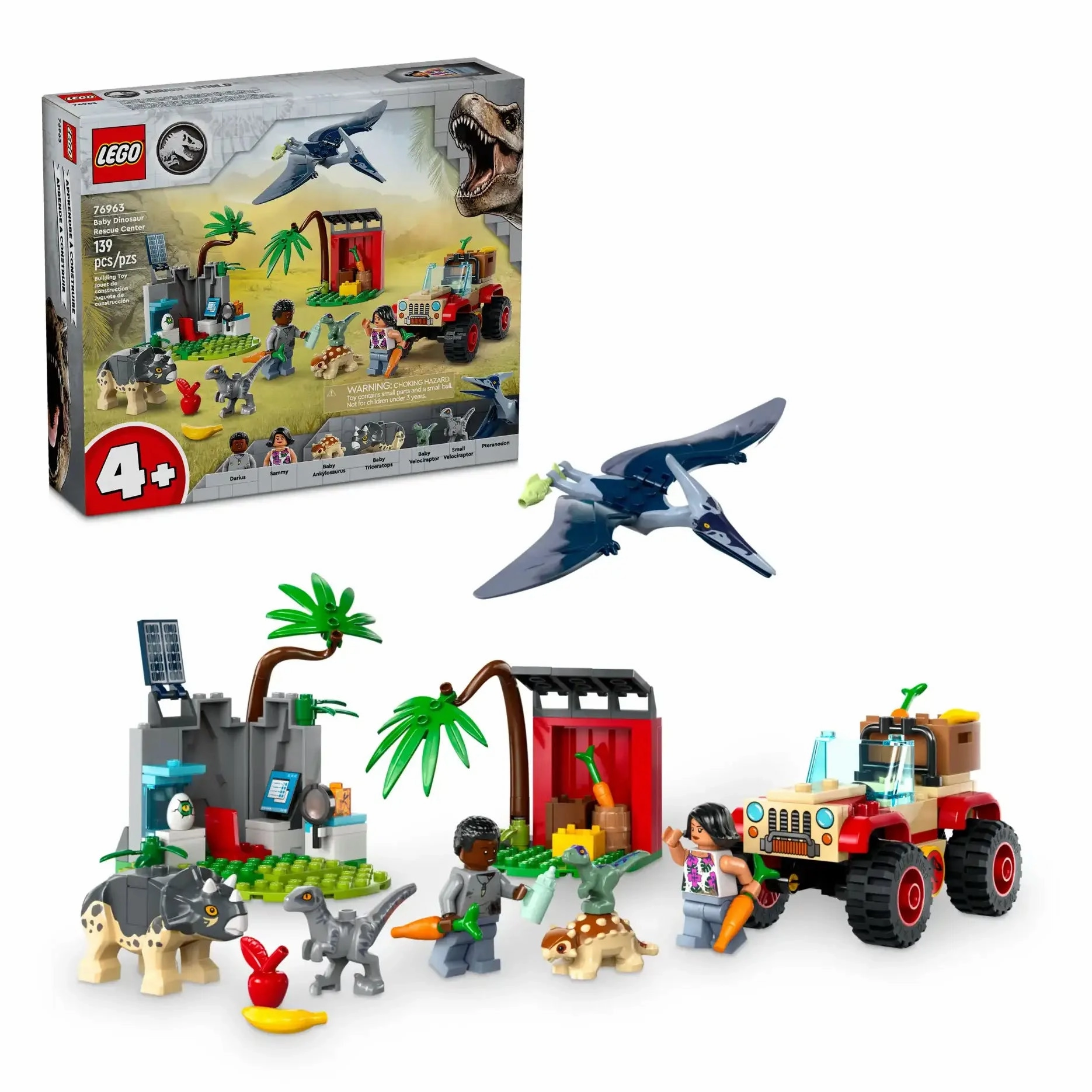 LEGO JURASSIC WORLD 76963 Baby Dinosaur Rescue Center Event Souvenir