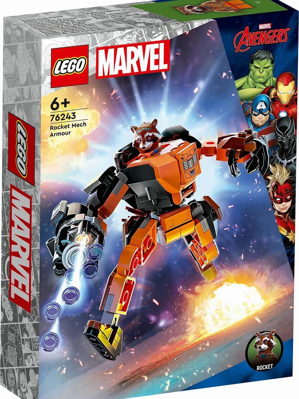 Fan Favorite LEGO MARVEL 76243 Rocket Mech Armor
