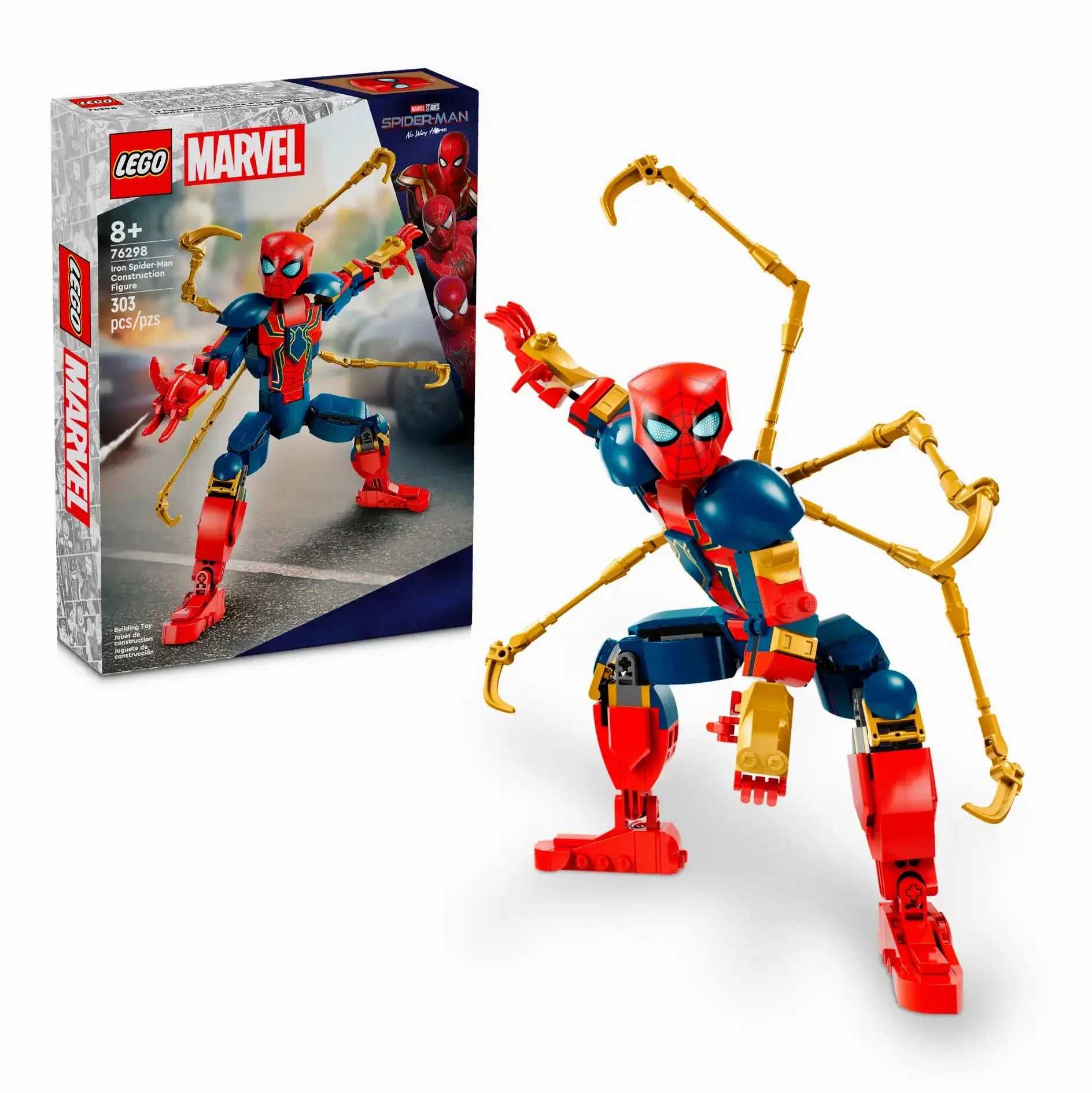 LEGO MARVEL 76298 Iron Spider-Man Construction Figure Fantasy Replica