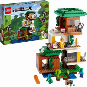 LEGO MINECRAFT 21174 - The Modern Treehouse Gaming Model Fictional Hero