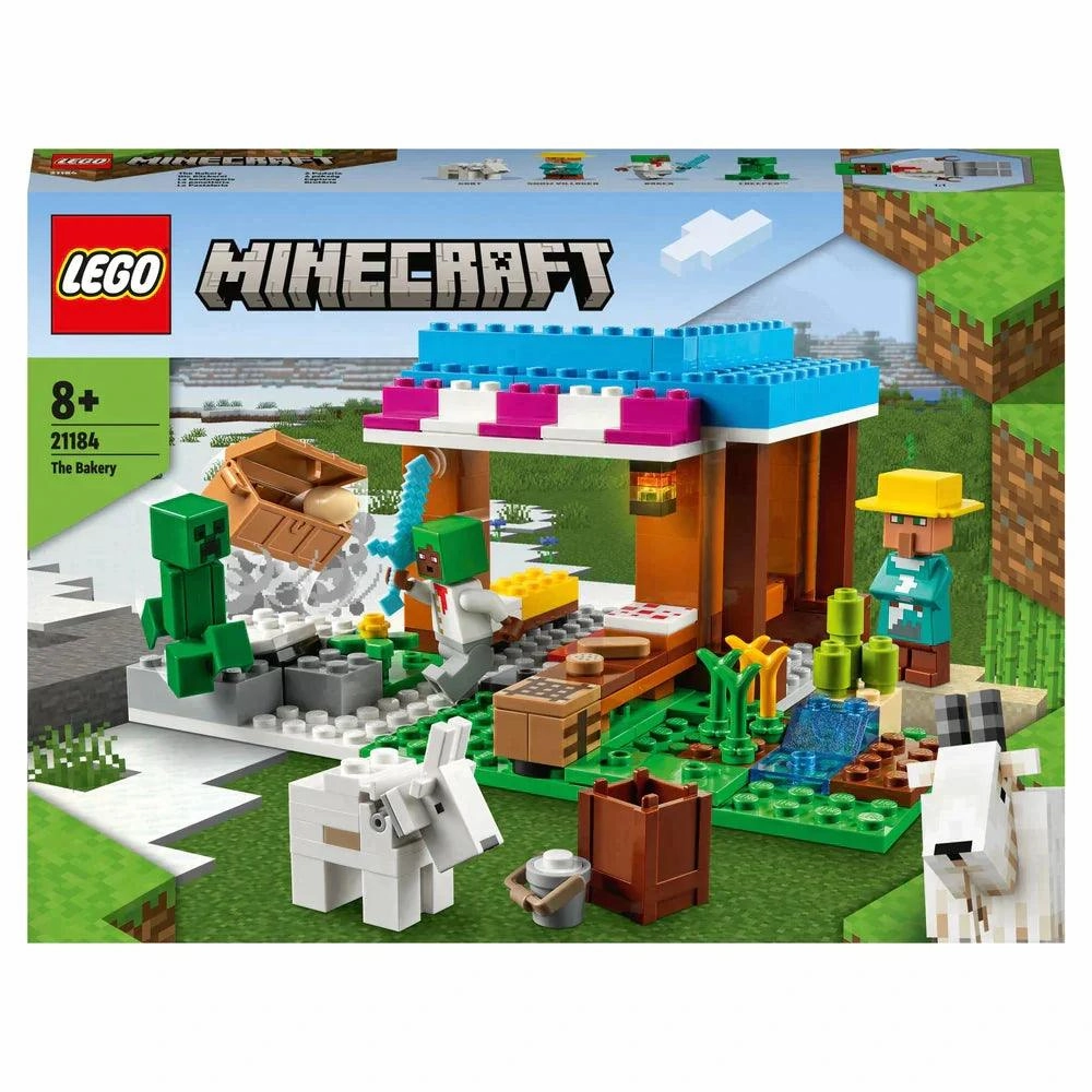 SciFi Model LEGO MINECRAFT 21184 The Bakery Village Toy with Figures
