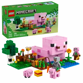 LEGO MINECRAFT 21268 The Baby Pig House Personalized Gift
