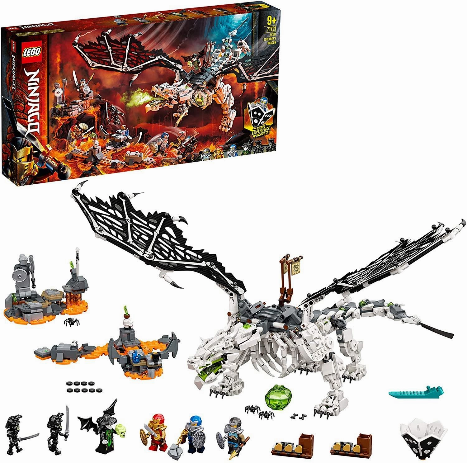 Hidden Gem LEGO NINJAGO 71721 Skull Sorcerer's Dragon