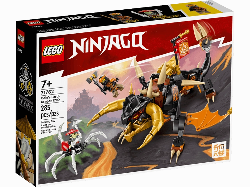 LEGO NINJAGO 71782 Cole's Earth Dragon EVO Ship Figure Wild Animal