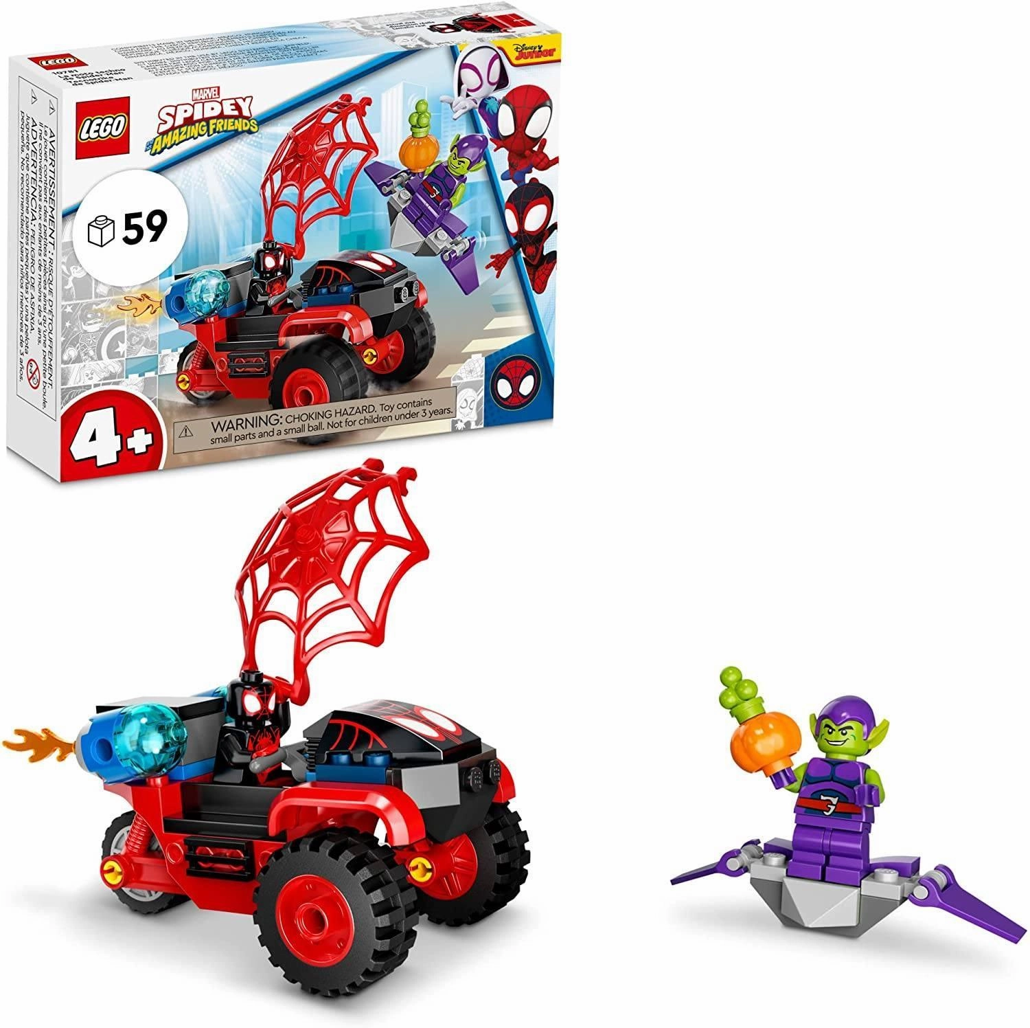 Studio Ghibli LEGO SPIDER-MAN 10781 - Miles Morales: Spider-Man??s Techno Trike