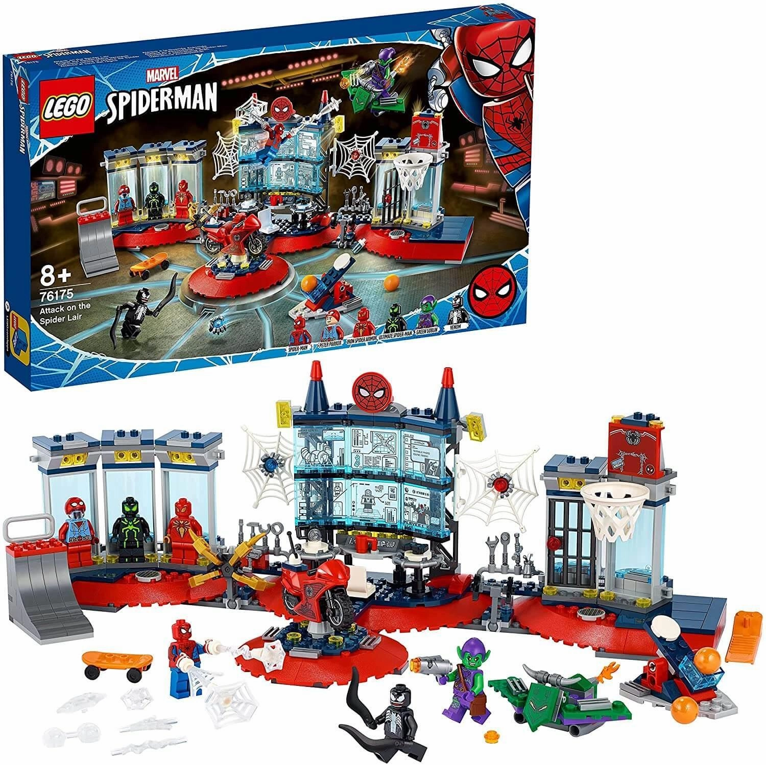 LEGO SPIDER-MAN 76175 Attack on the Spider Lair Miniature Replica