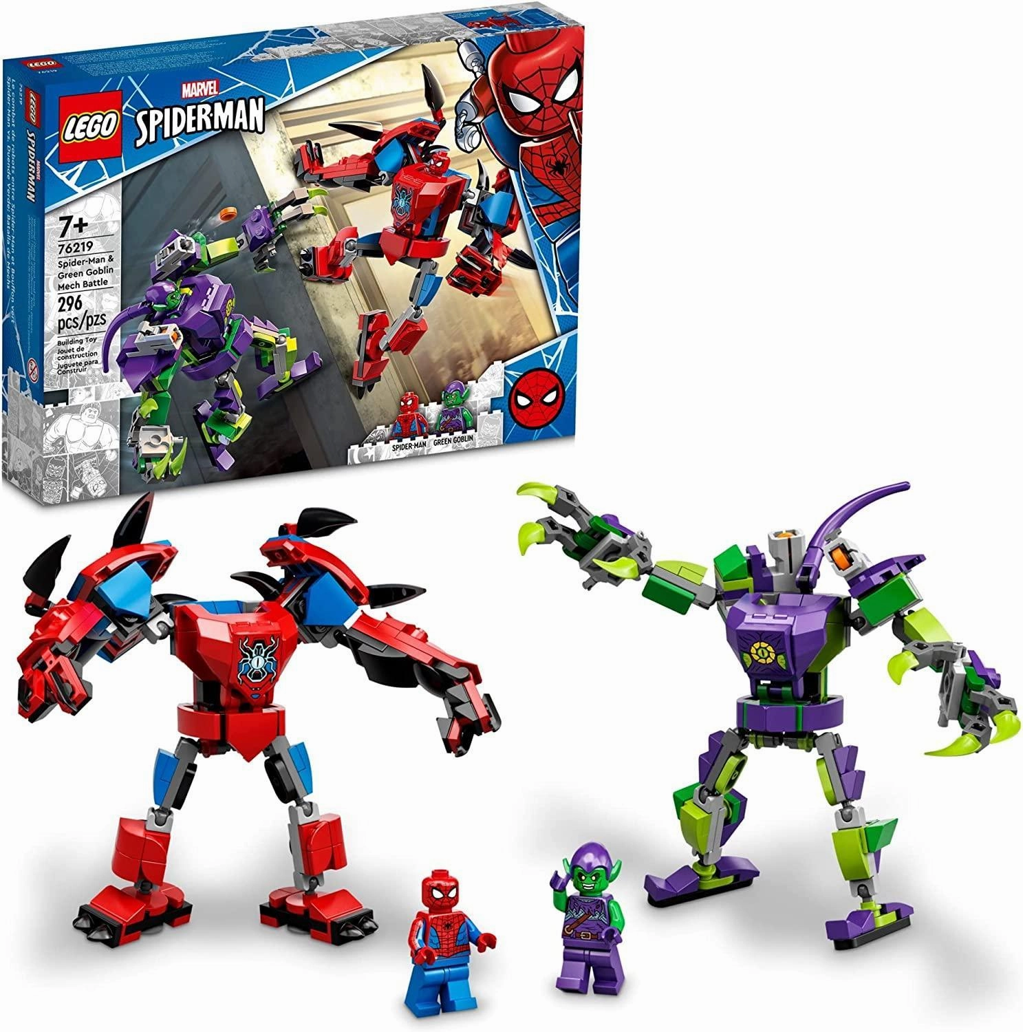 Cultural Icon Tourist Memorabilia LEGO SPIDER-MAN 76219 Spider-Man & Green Goblin Mech Battle