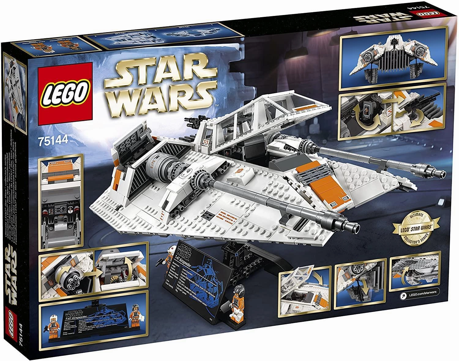 LEGO STAR WARS 75144 Snowspeeder Building Set Sports Memorabilia