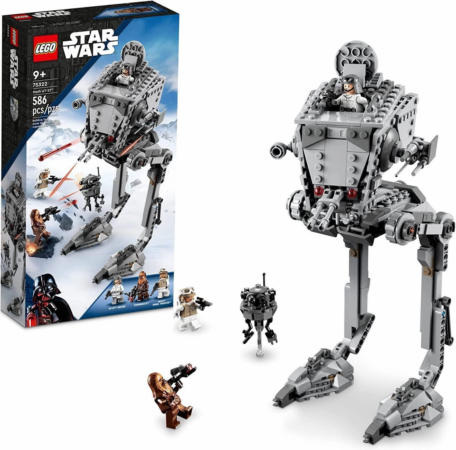 Eco Friendly Baroque Figure LEGO STAR WARS 75322 Star Wars Hoth AT-ST Building Kit