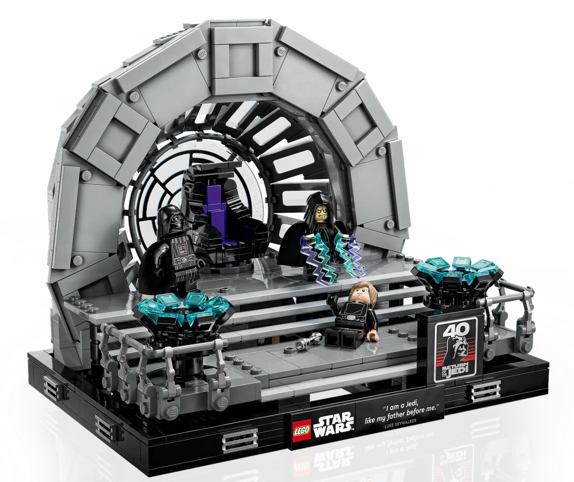 Collectors Piece LEGO STAR WARS 75352 Emperor's Throne Room Diorama