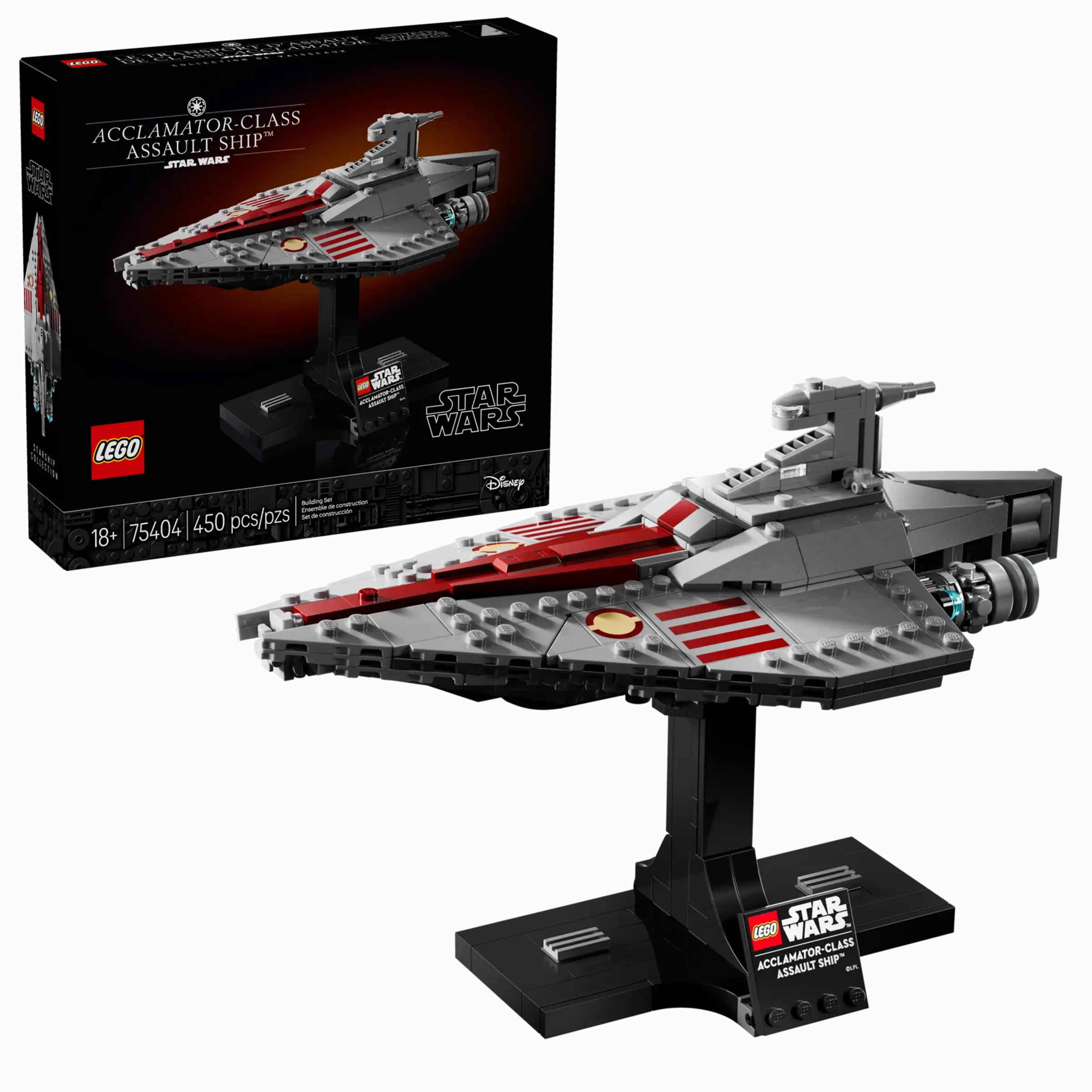 Static Model LEGO STAR WARS 75404 Acclamator-Class Assault Ship