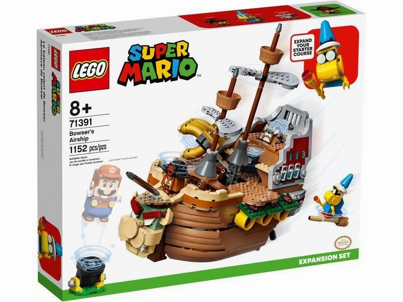 LEGO SUPER MARIO 71391 Bowser??s Airship Expansion Set Passed Down
