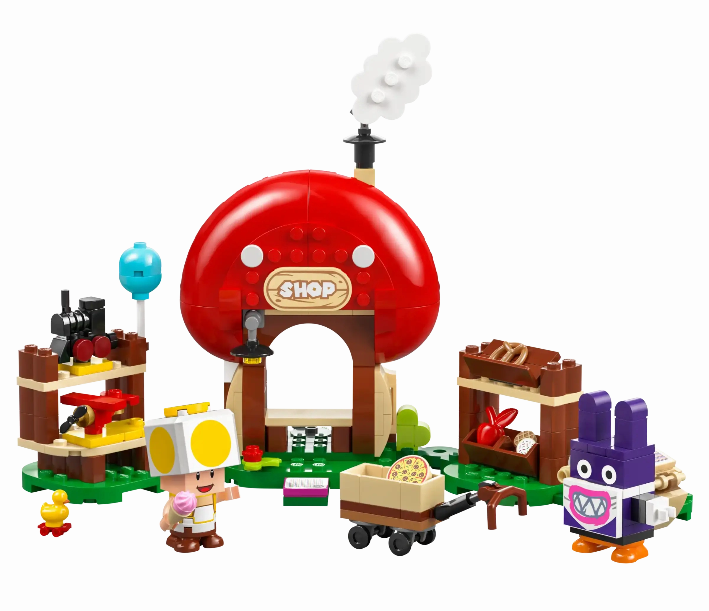LEGO SUPER MARIO 71429 Nabbit at Toad's Shop Expansion Set Urban Vinyl