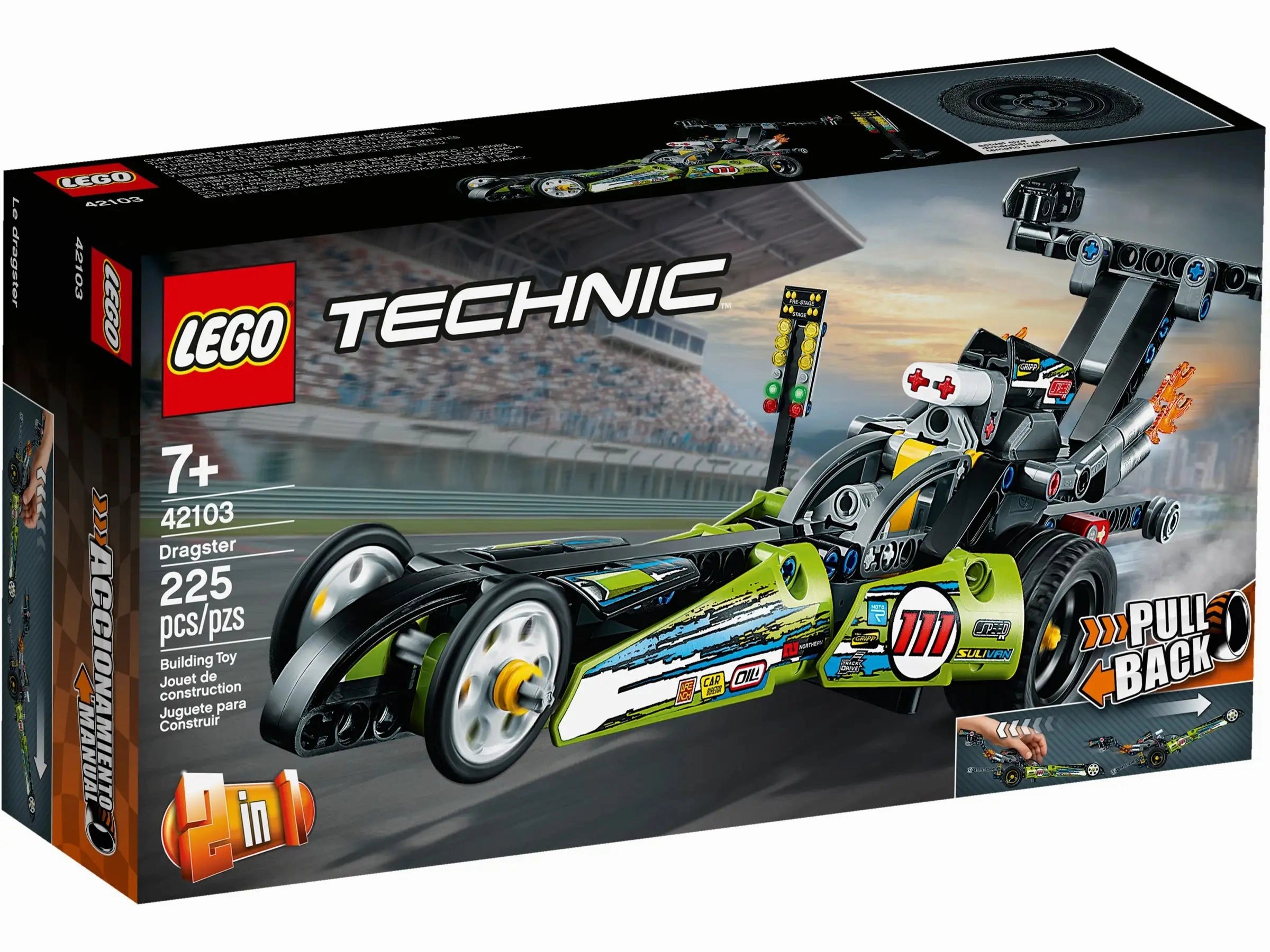 LEGO TECHNIC 42103 Dragster Industrial Decor