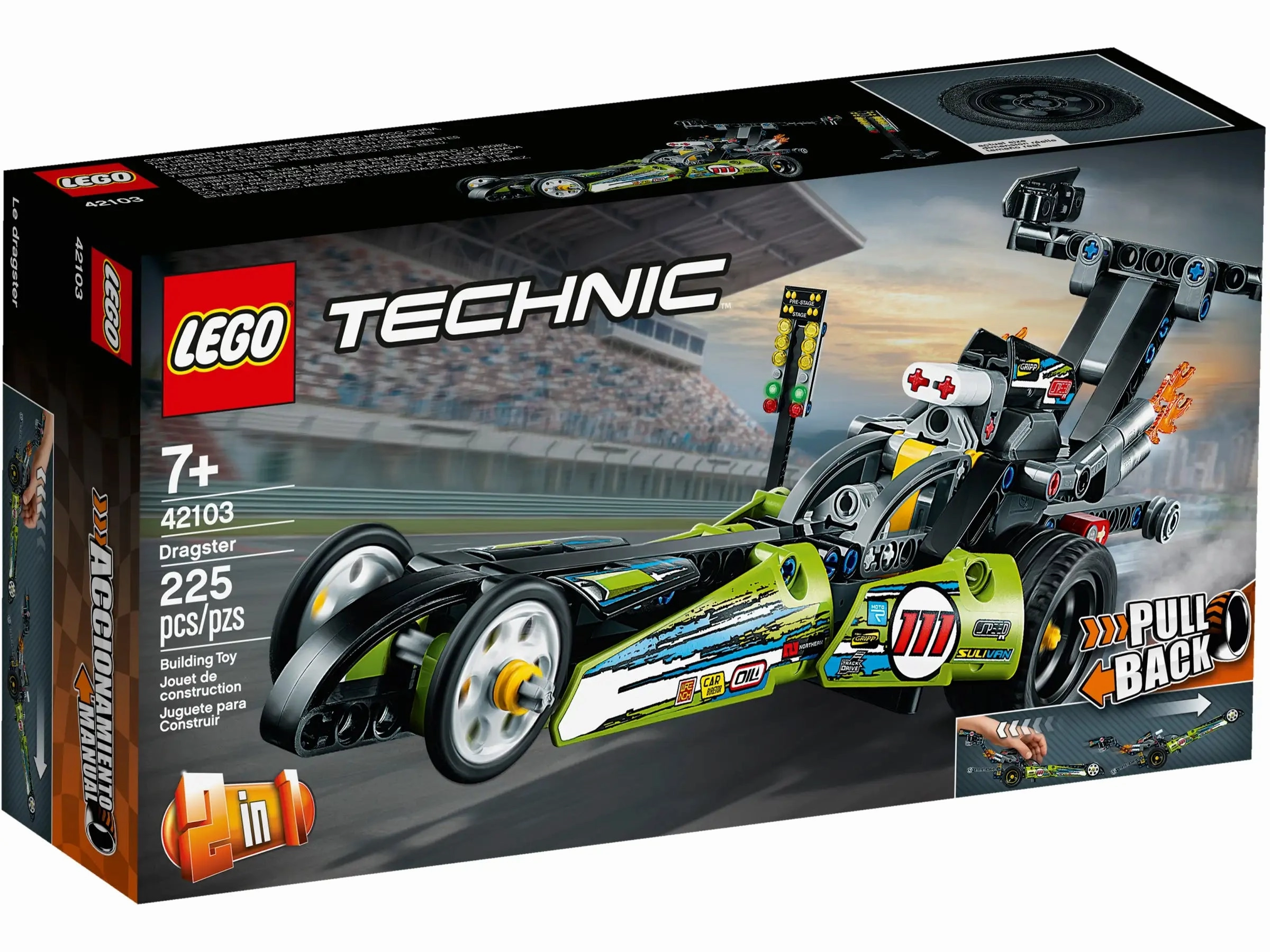 LEGO TECHNIC 42103 Dragster Buildable Figure