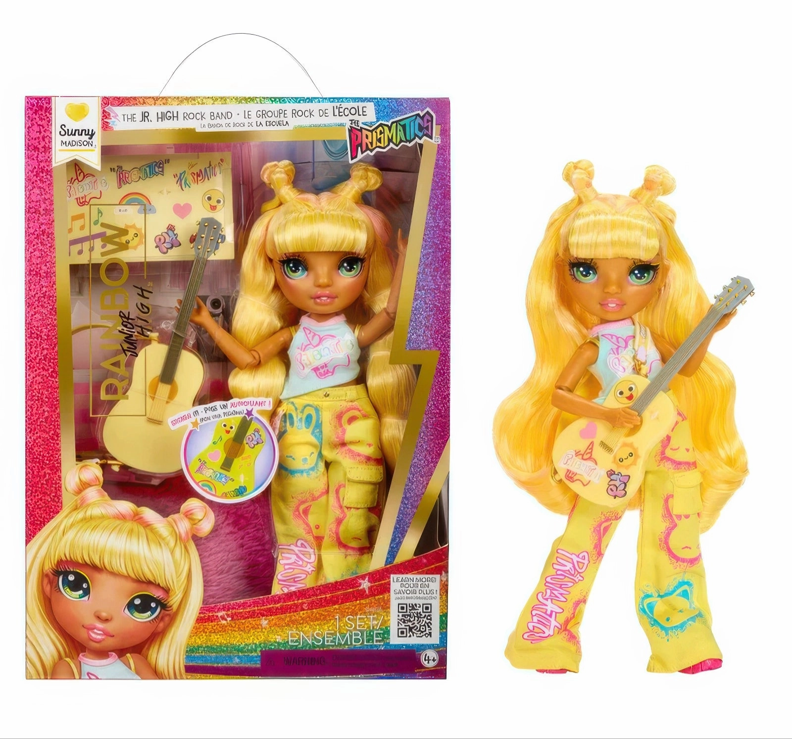 Rainbow High Jr High Rock Band - Sunny Yellow 23cm Fashion Doll Action Hero