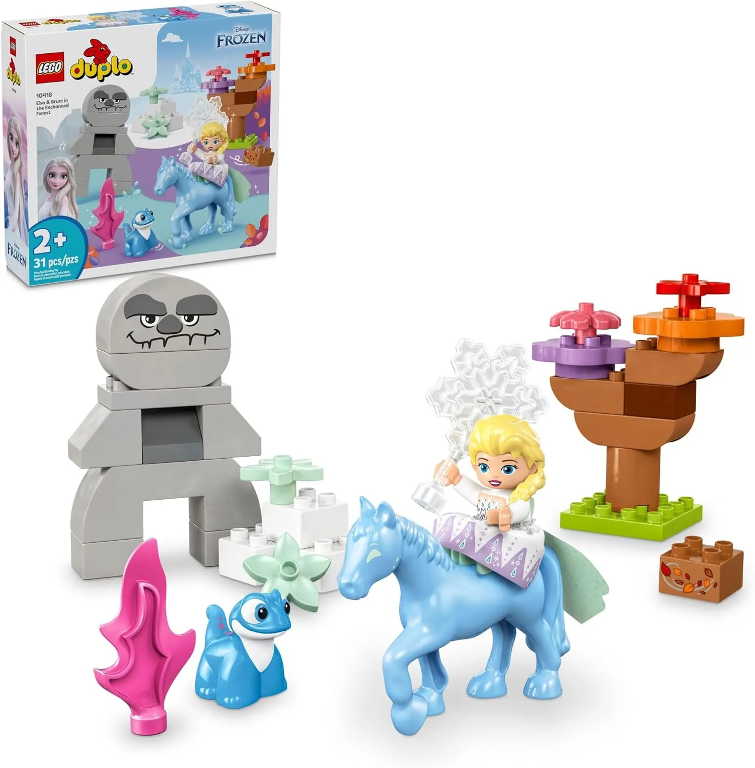 Wicked Ornaments Eerie Displays Lego 10418 - Duplo Elsa & Bruni in the Enchanted Forest