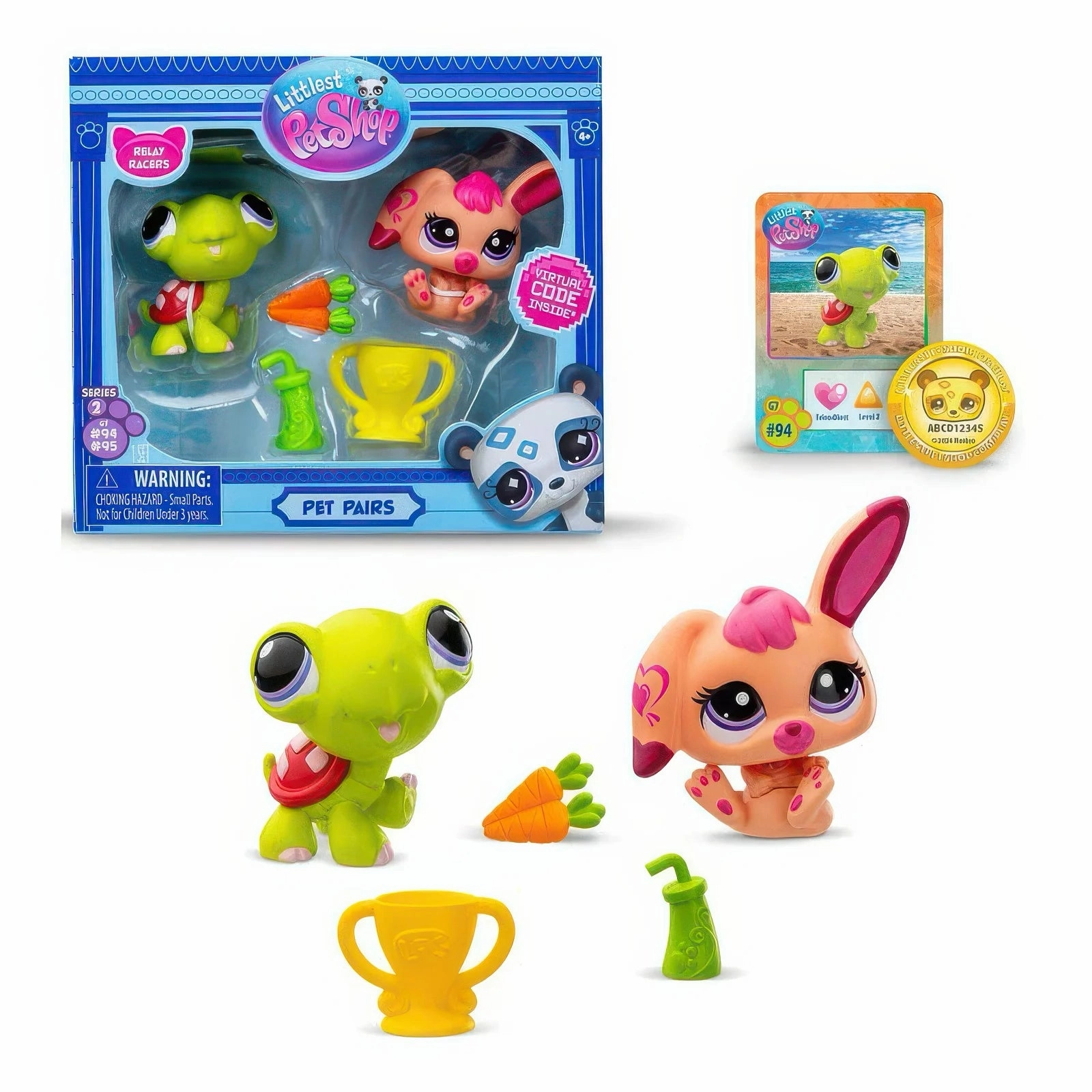 Mathematical Model Littlest Pet Shop Pet Pairs 2-Pack Figures - Assorted