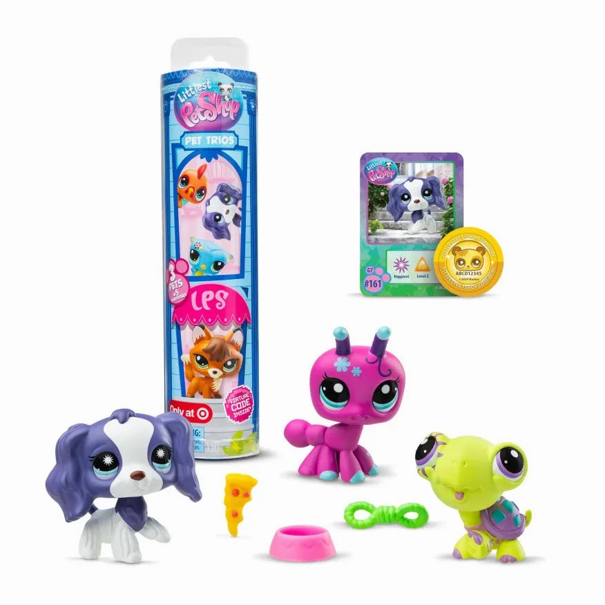 Action Statue Littlest Pet Shop Pet Trio Collector Tube Series 3 - Assorted