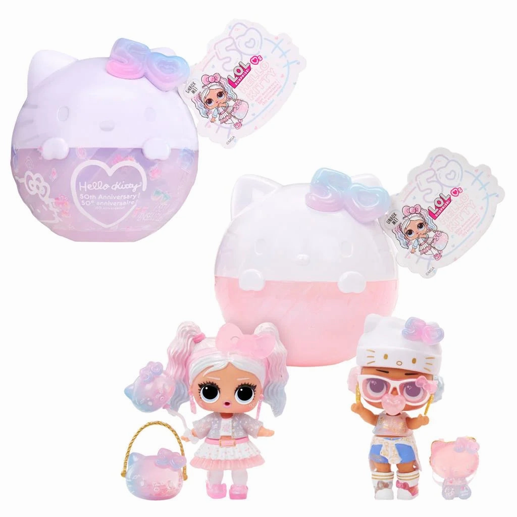 LOL Surprise Loves Hello Kitty Tots Sidekick - Surprise Assorted Mathematical Model Pearlescent Shine