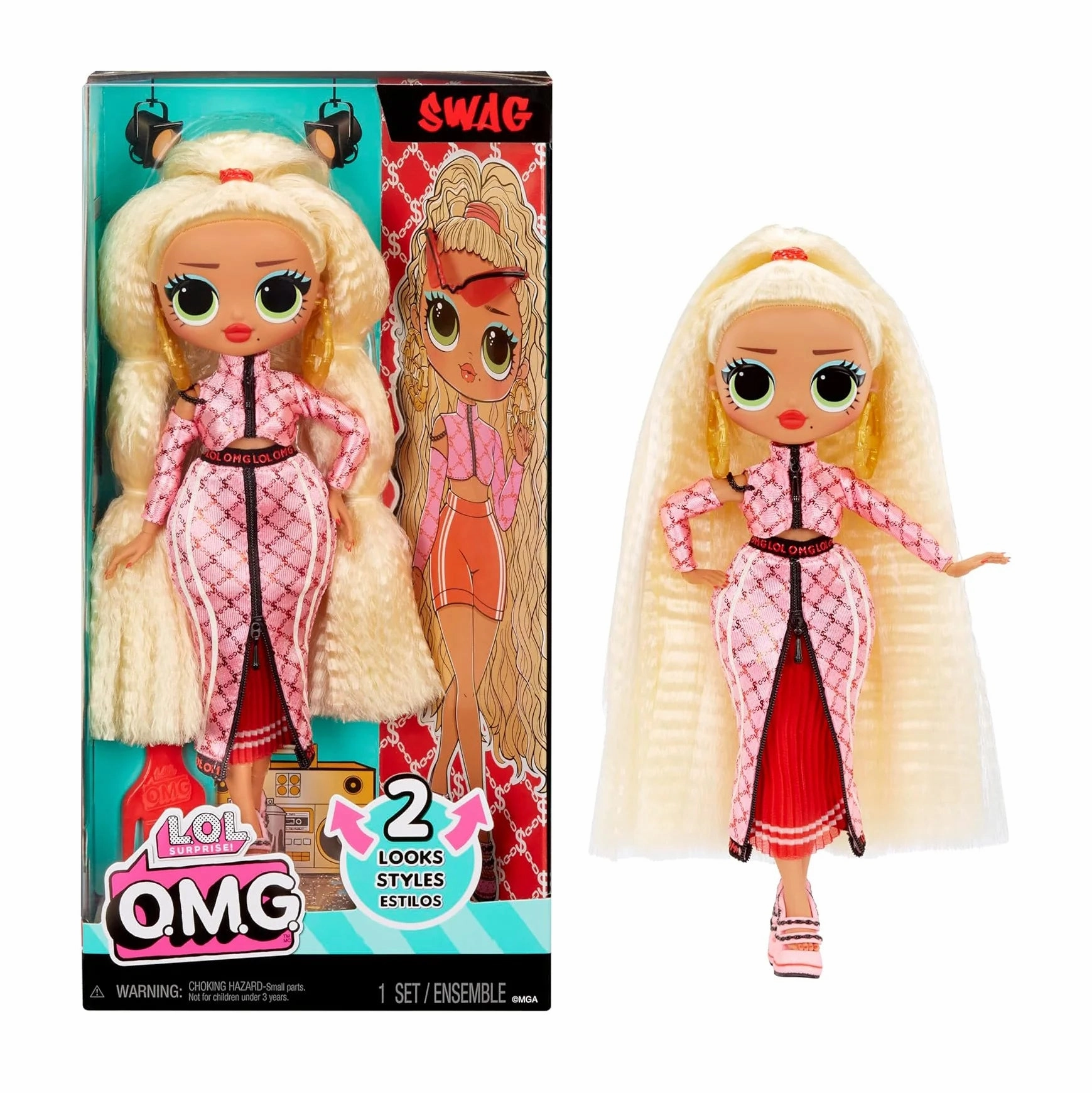 LOL Surprise OMG Fashion Doll - Swag Superhero Statue Gallery Worthy