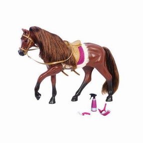 LORI Brown American Quarter Horse Collectible Hero Battle Statue