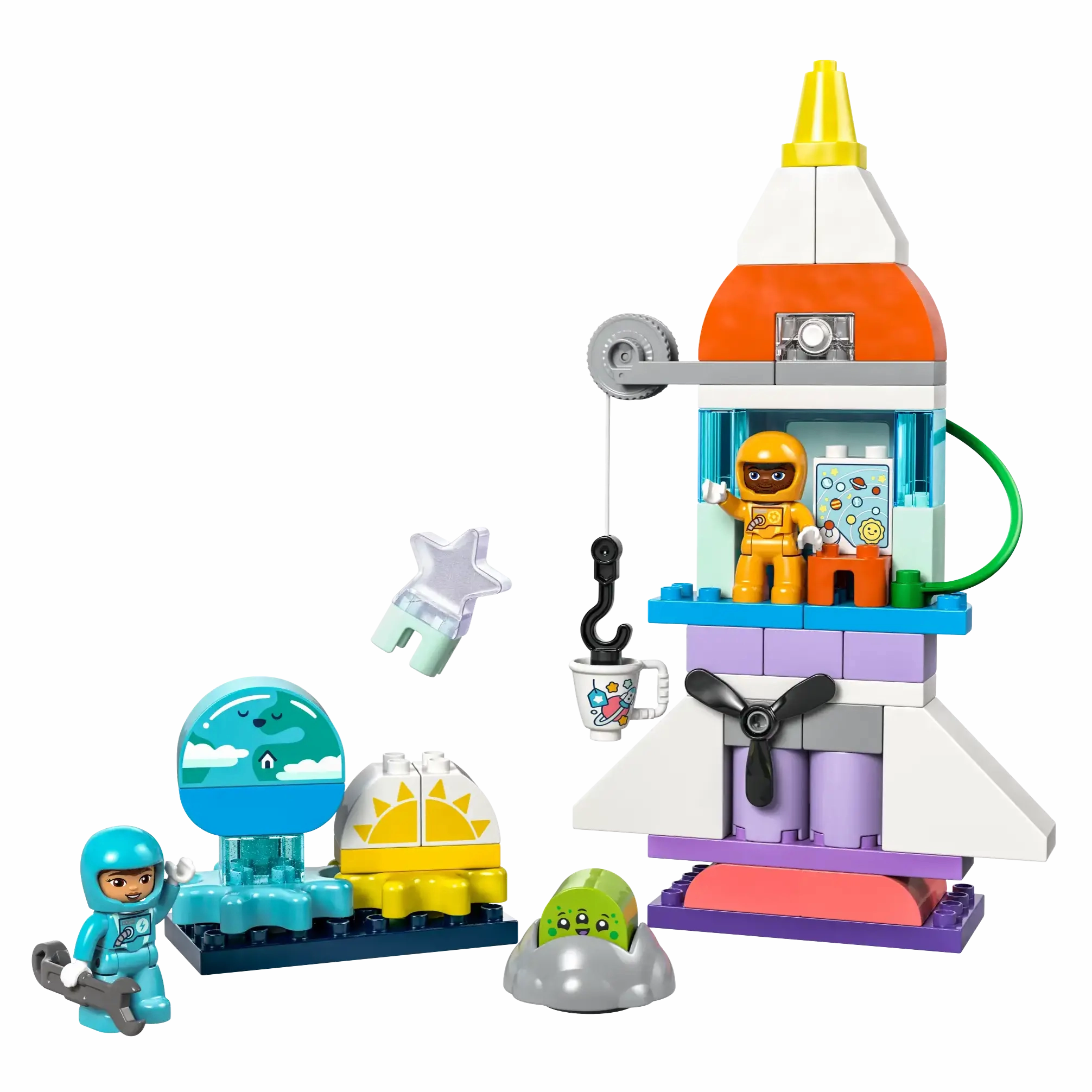 Mainstream Appeal LEGO DUPLO 10422 3-in-1 Space Shuttle for Many Adventures