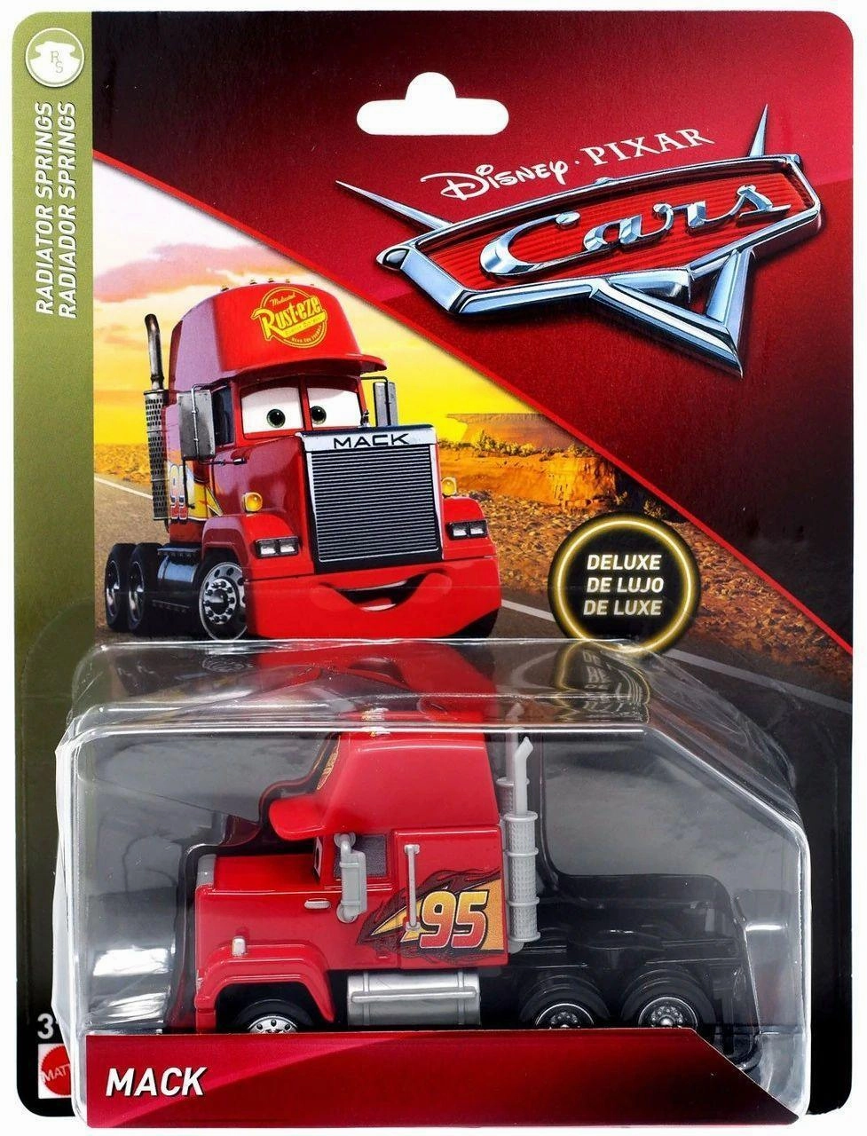 Preservation Tool Polymer Clay Disney Pixar Cars 3 McQueen Deluxe Oversized Mack Diecast Car