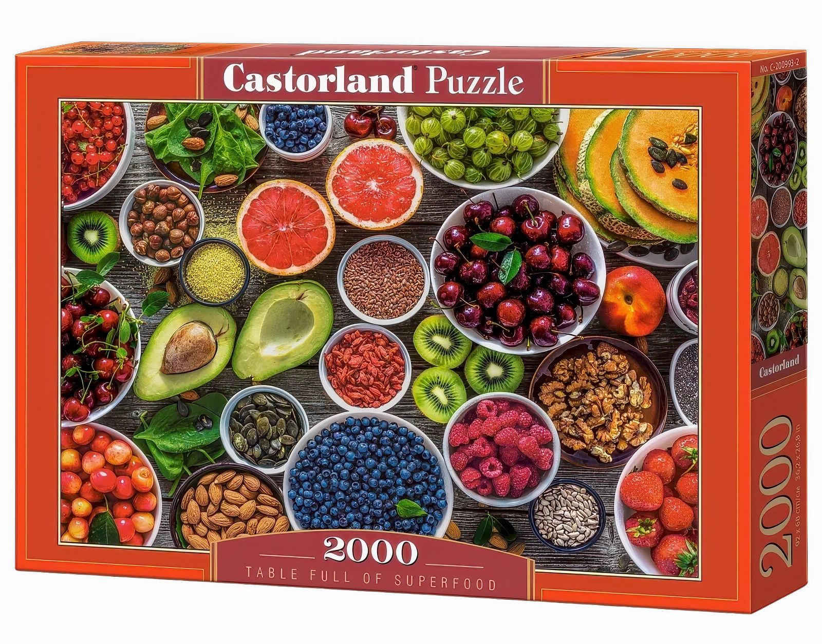 Castorland Puzzle Table Full of Superfood (2000 pcs) Whimsical Decor Spooky Treats