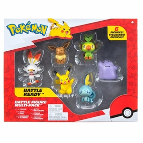 Pok??mon Battle-Ready Battle Figure Multi-Pack 6 Pce Staircase Decor Pokemon Creature