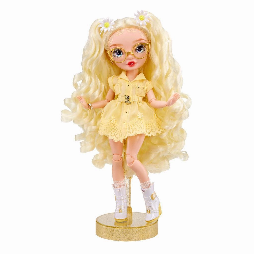 Daily Decor Rainbow High Delilah Fields - Buttercup Yellow Fashion Doll