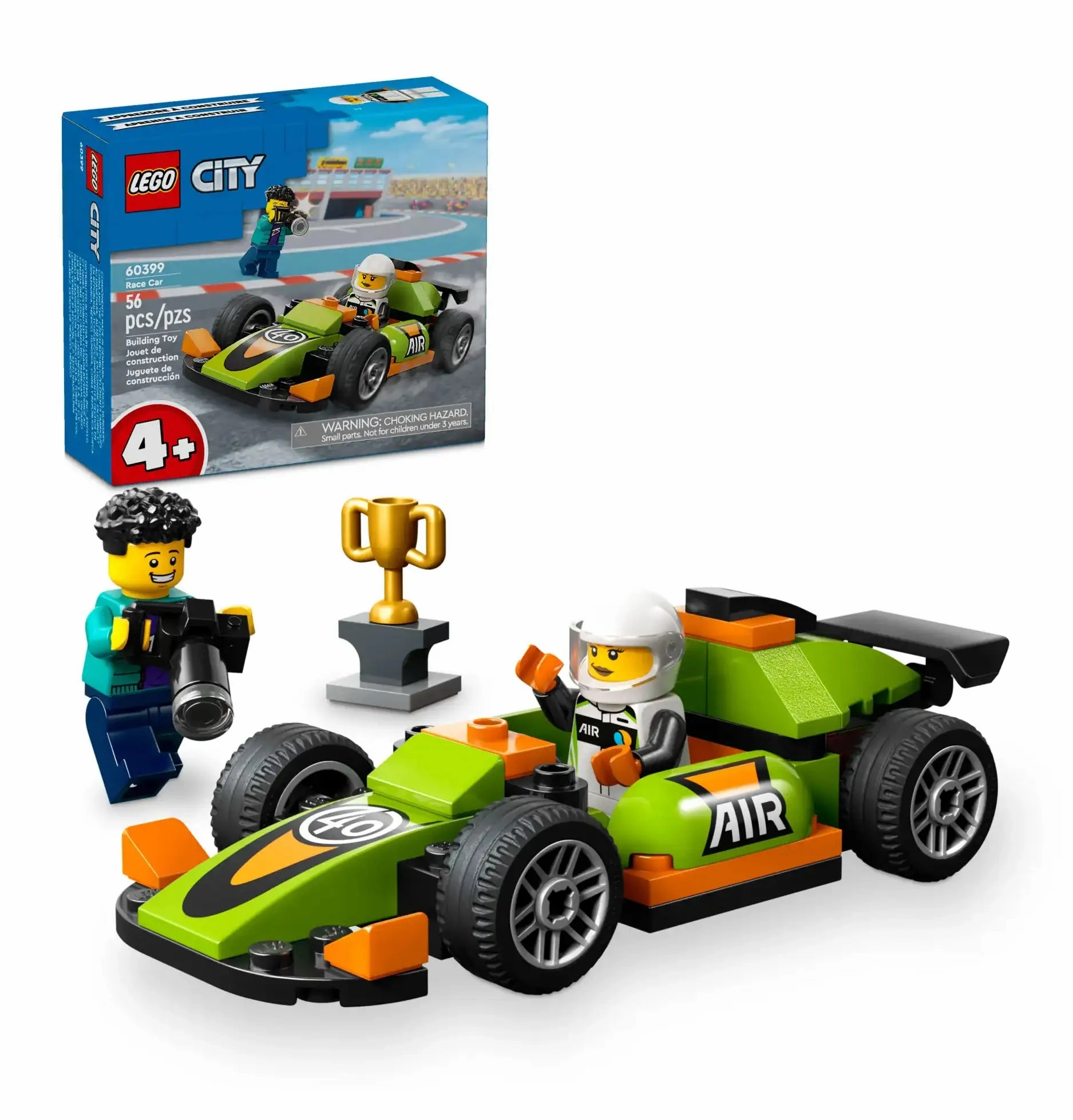 LEGO CITY 60399 Green Race Car Seasonal Rotation