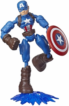 Marvel Avengers E7869 Bend And Flex Action Figure Pirate Model Cute Mascot