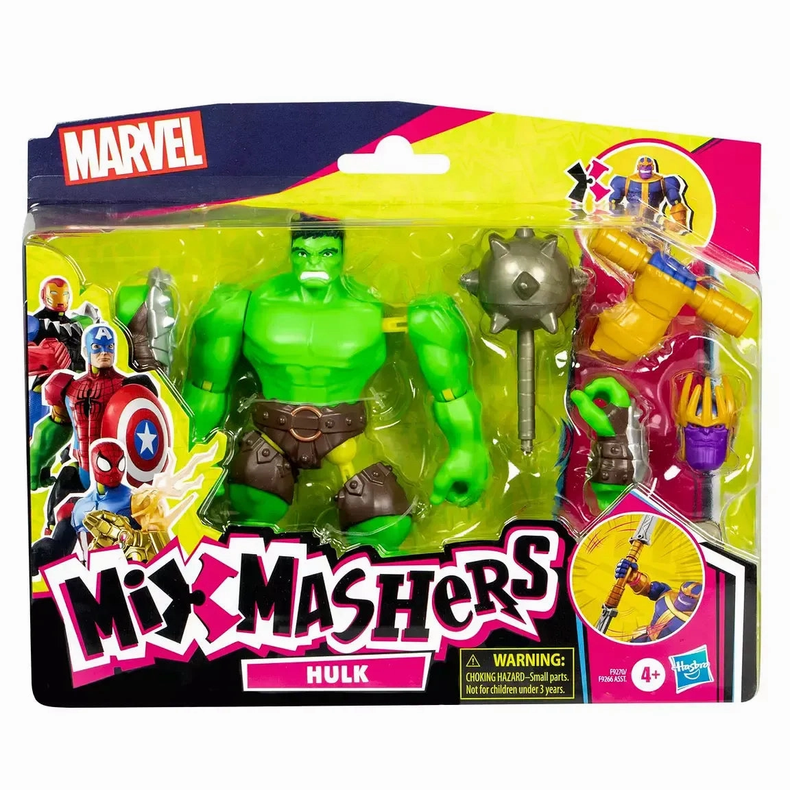 Small Posture Adorable Face Marvel Avengers Mixmashers Deluxe Action Figures - Assorted