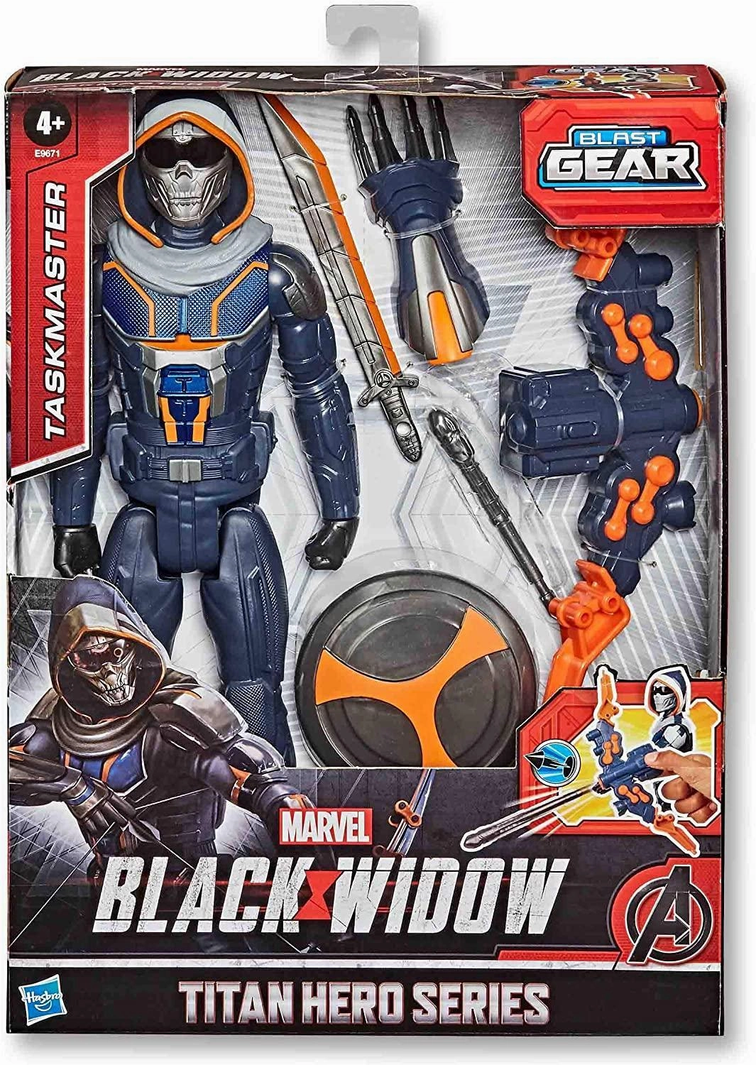 Marvel Black Widow Titan Hero Series Blast Gear Taskmaster Action Figure 30 cm Leading Designer