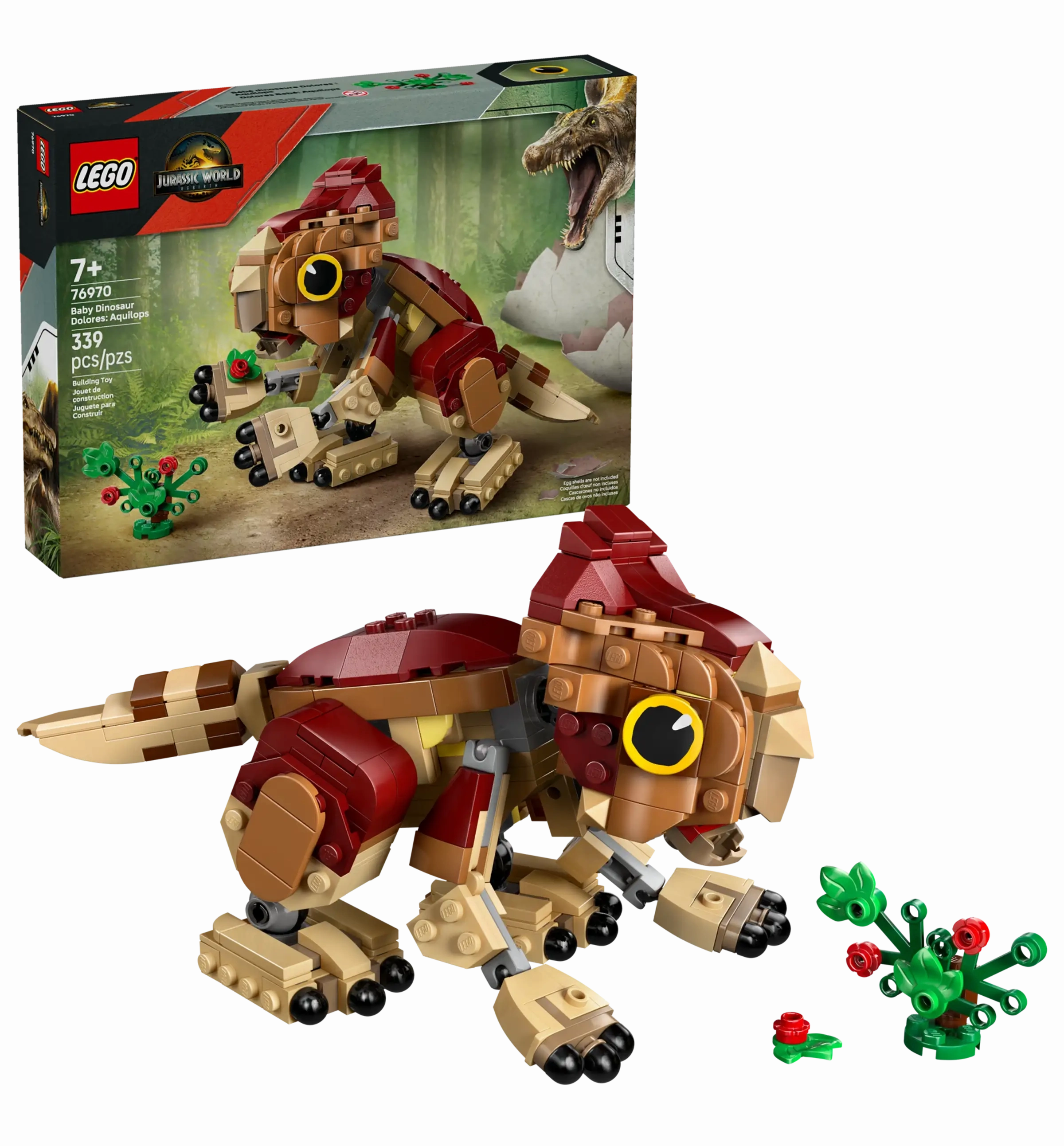 Anime Statue LEGO  Jurassic World 76970 Baby Dinosaur Dolores: Aquilops