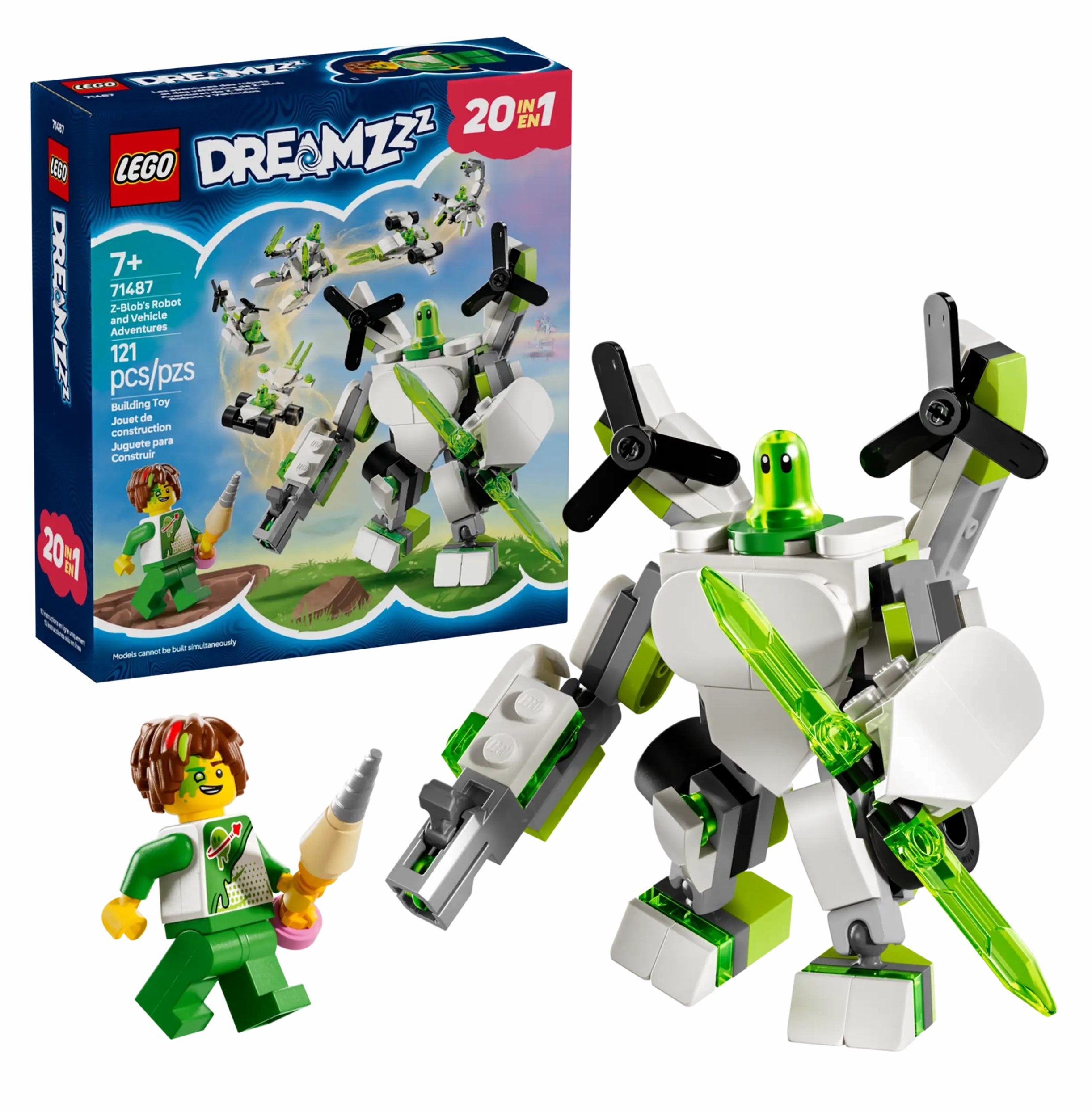 LEGO DREAMZZZ 71487 Z-Blob's Robot and Vehicle Adventures Geological Sample Collectible Replica