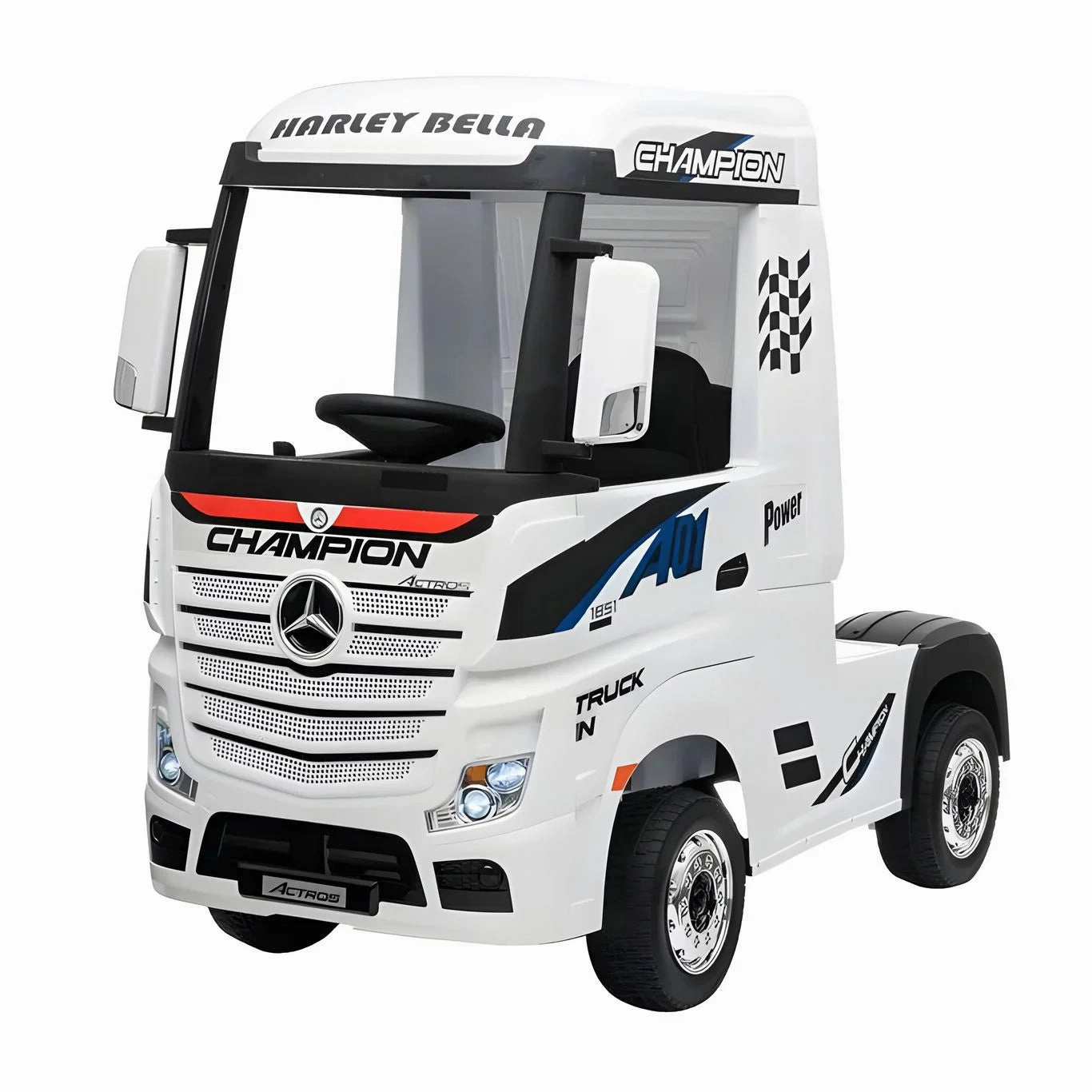 Story Driven Mercedes-Benz Actros Electric 12V Battery Powered Ride-on Truck with Remote Control