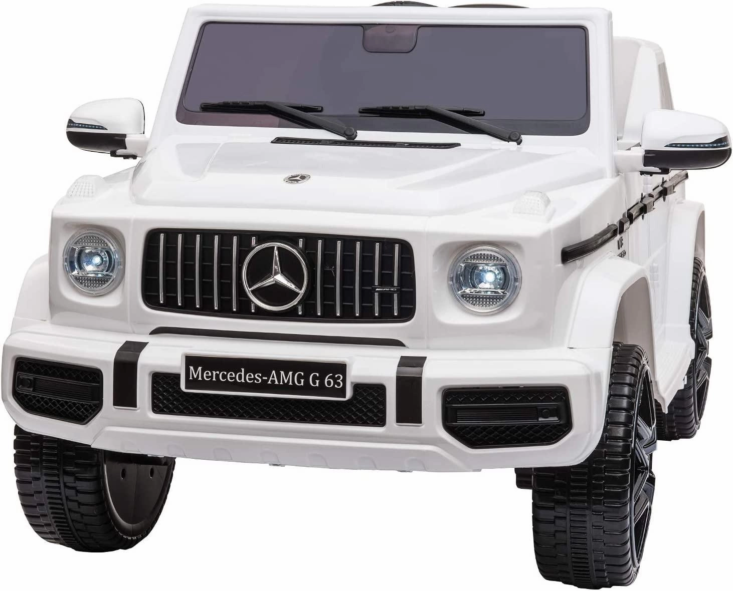 Mercedes-Benz AMG G63 Battery Ride-on Car with Remote Control - White Mythological God