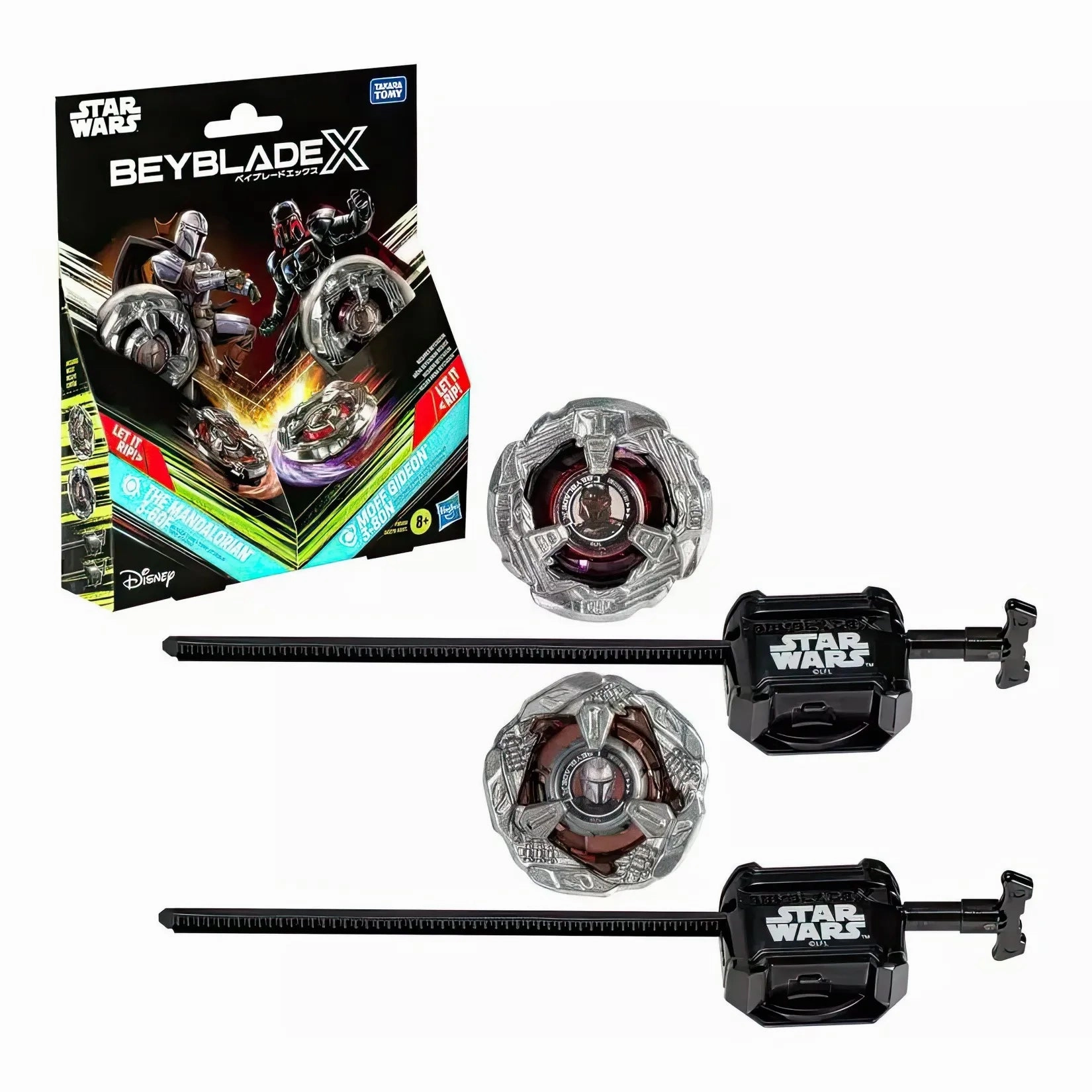 Beyblade X - Star Wars: Luke Skywalker & Darth Vader Multipack Small Spirit Pearl White
