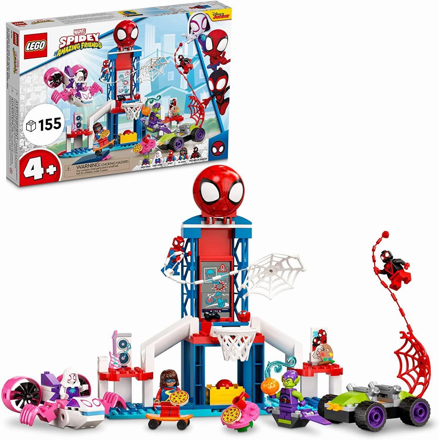 LEGO MARVEL 10784 Marvel Spider-Man Webquarters Hangout YouTube Background Immersive experience
