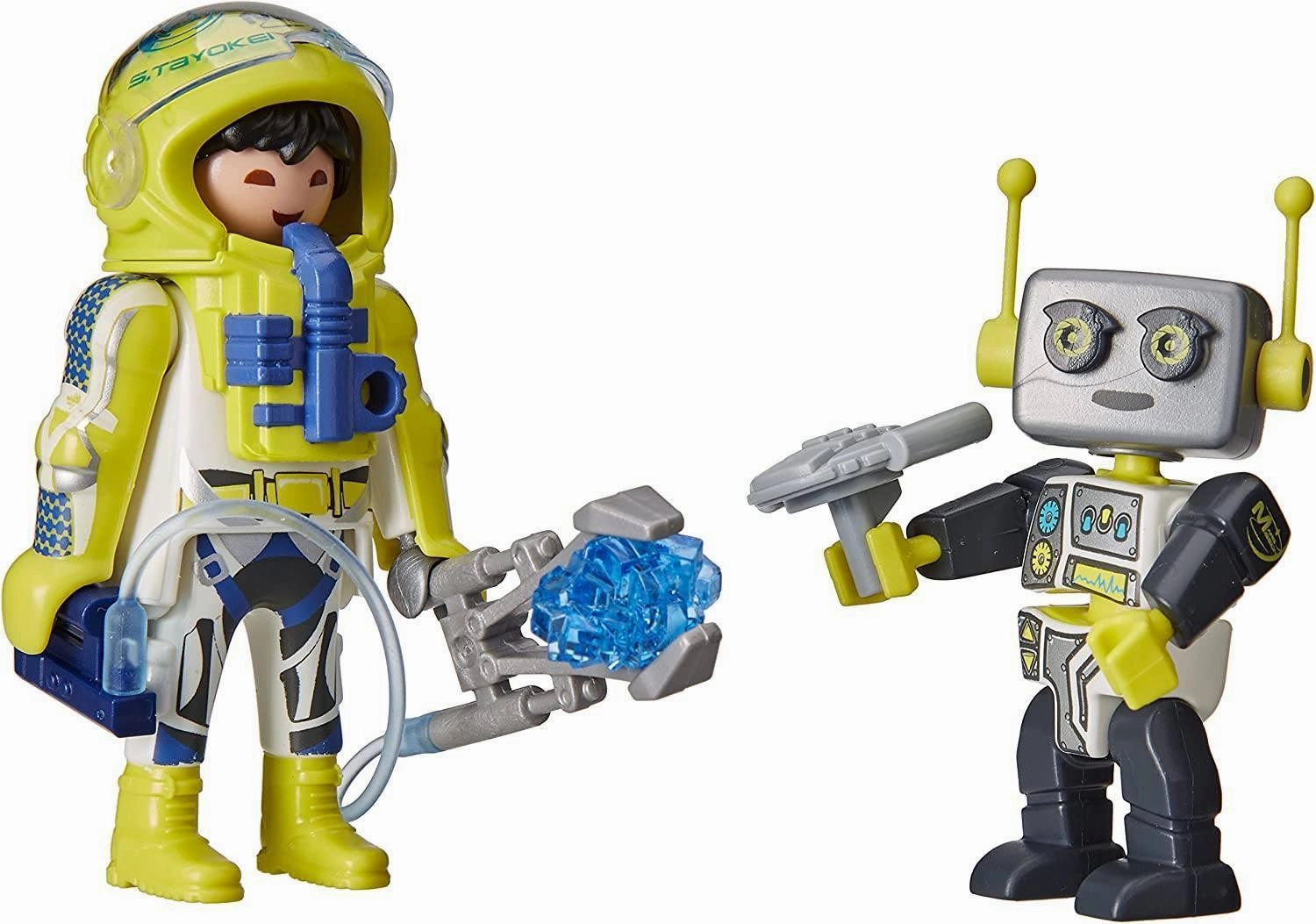 Spring Gift PLAYMOBIL 9492 SPACE - Astronaut and Robot Duo Pack