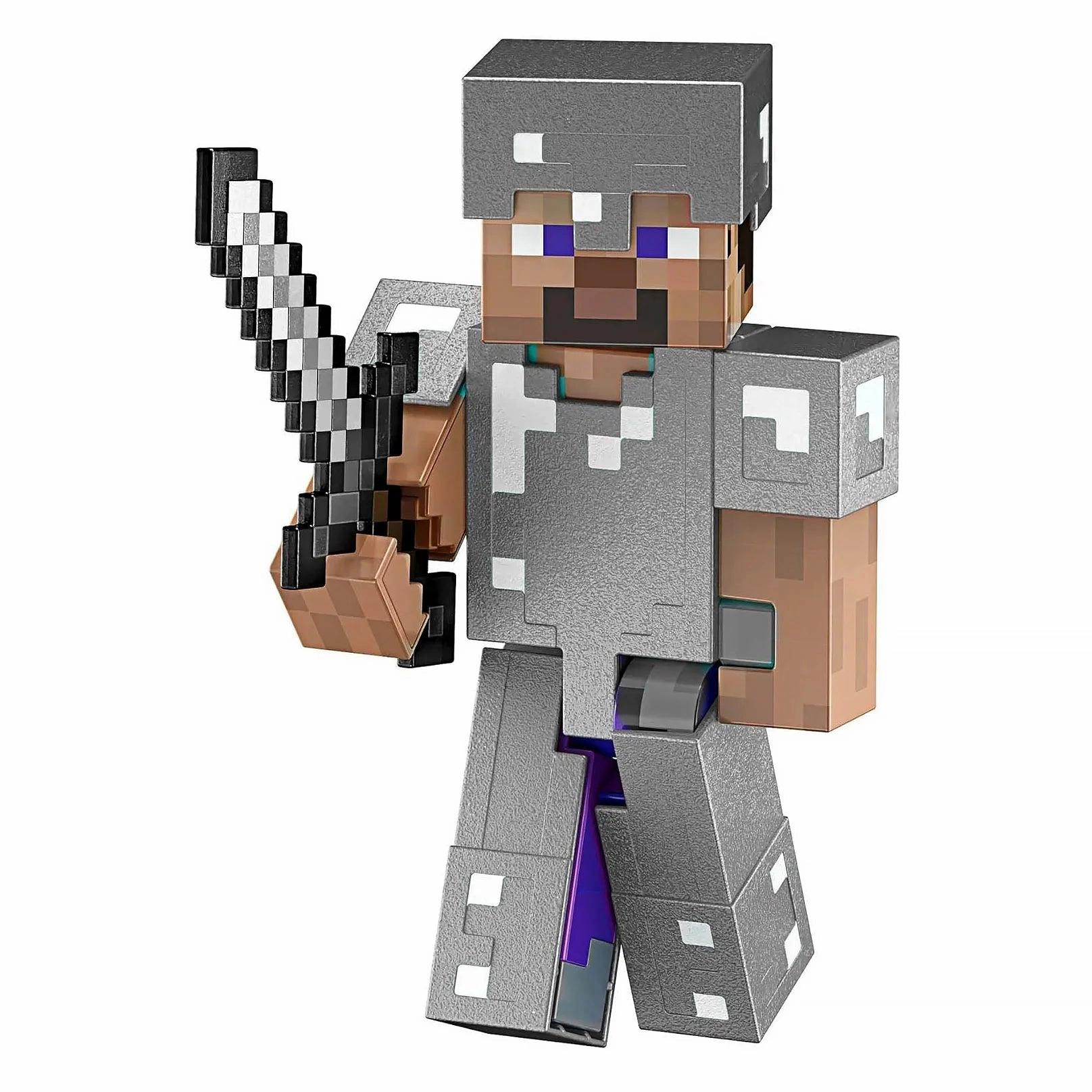 Minecraft Diamond Level Steve Action Figure Trending Now Knightly Valor